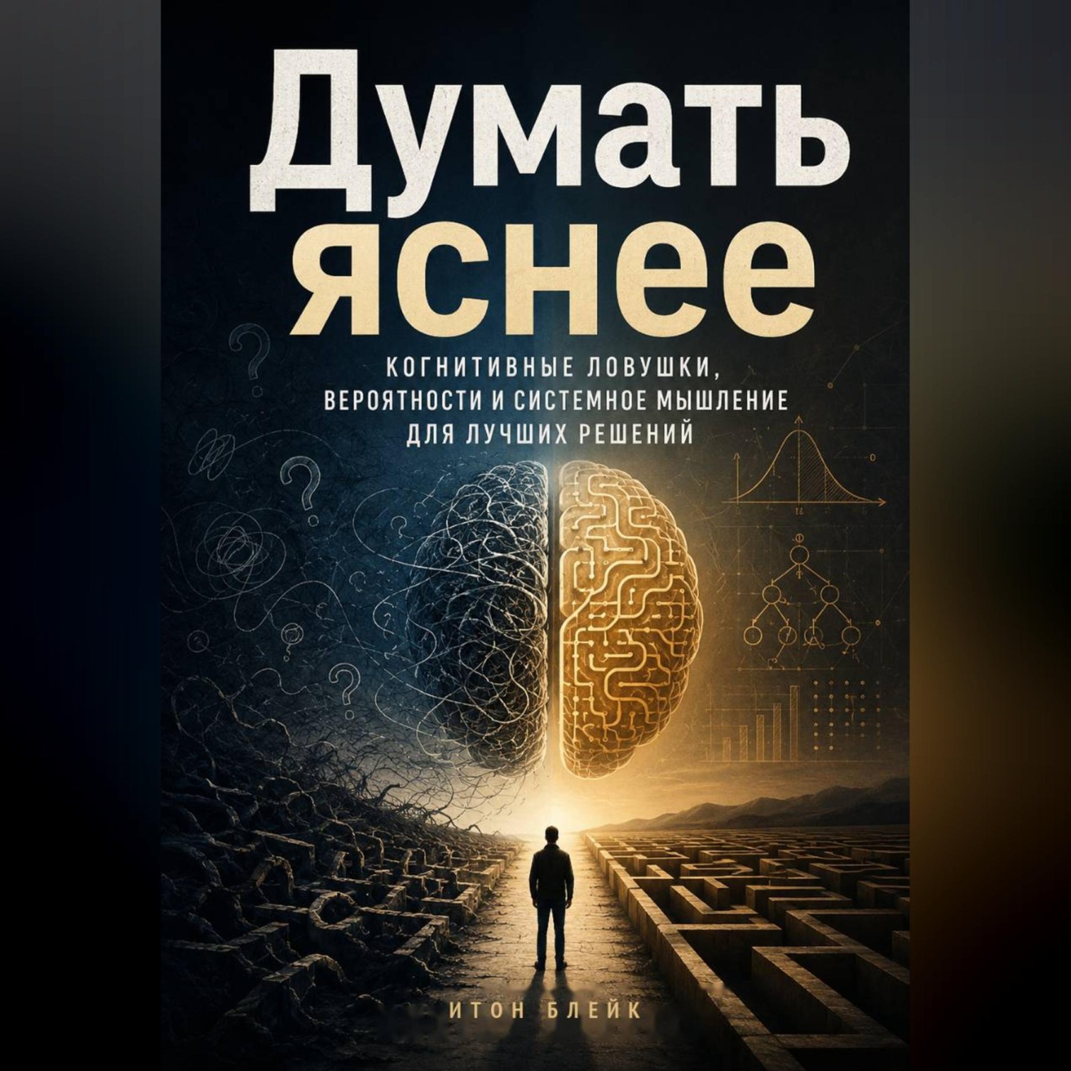 Обложка книги «Думать яснее. Когнитивные ловушки, вероятности и системное мышление для лучших решений»