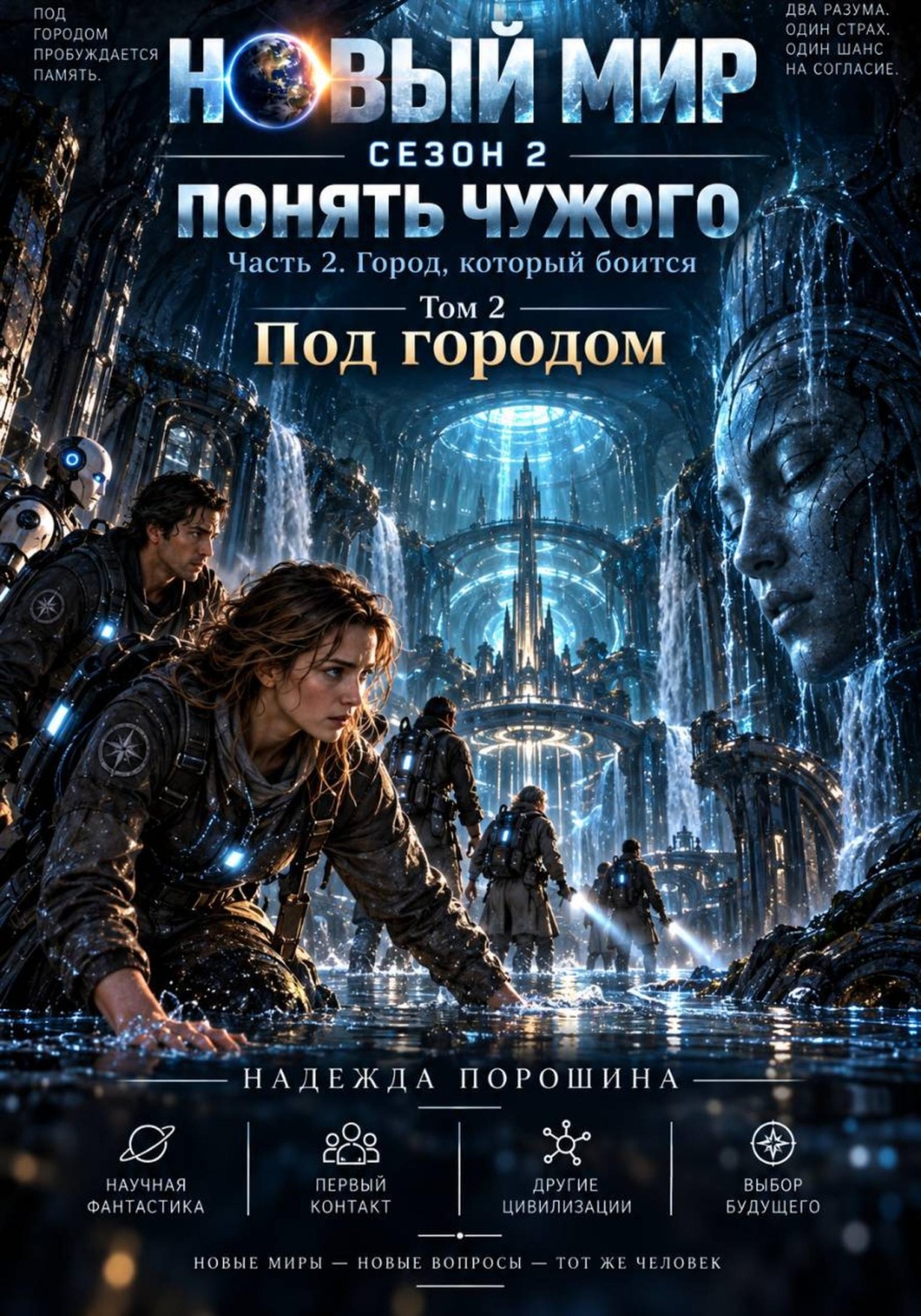 Обложка книги «НОВЫЙ МИР. Сезон 2. Понять чужого. Часть 2. Город, который боится. Том 2. Под городом»