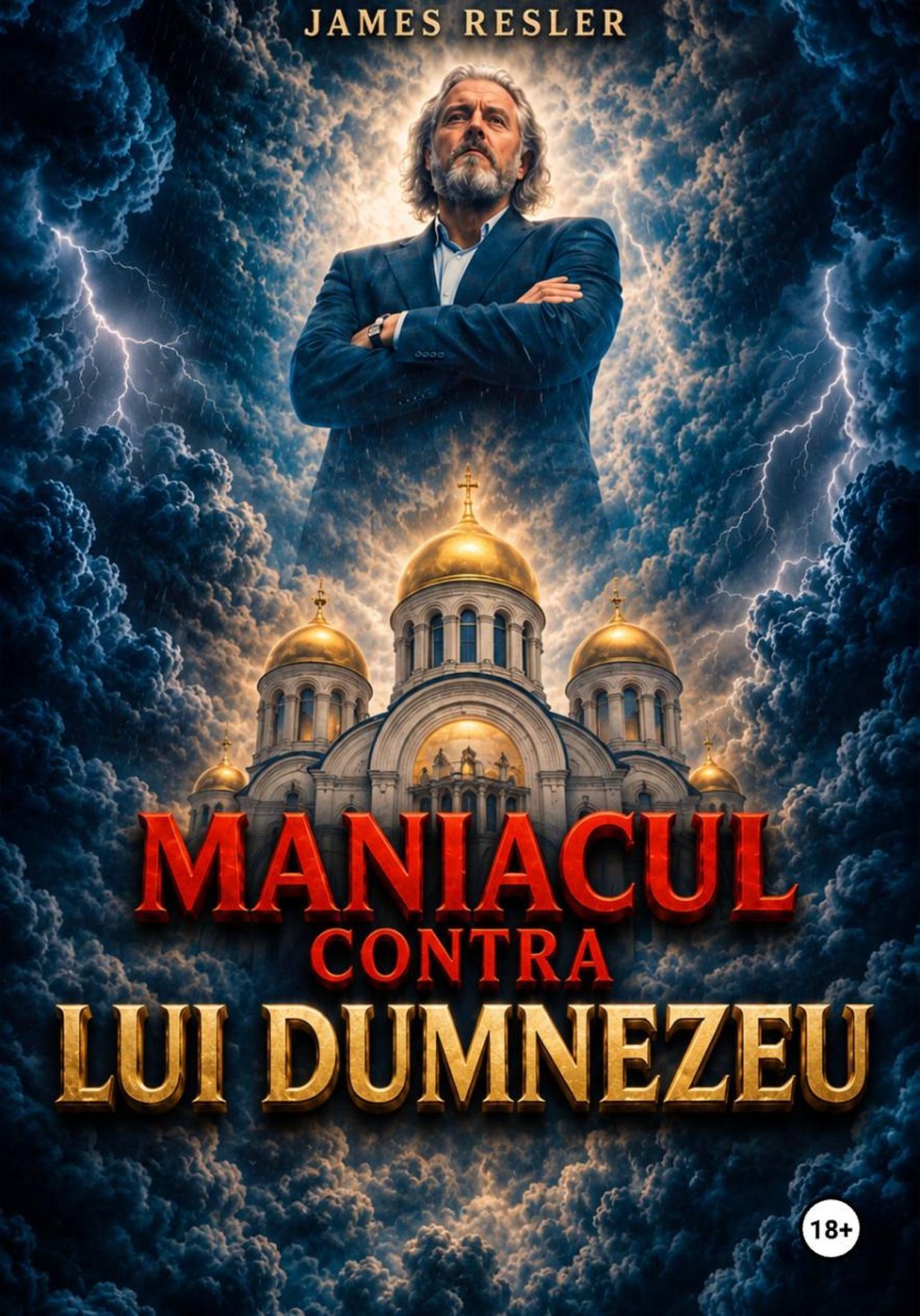 Обложка книги «Maniacul contra lui Dumnezeu»