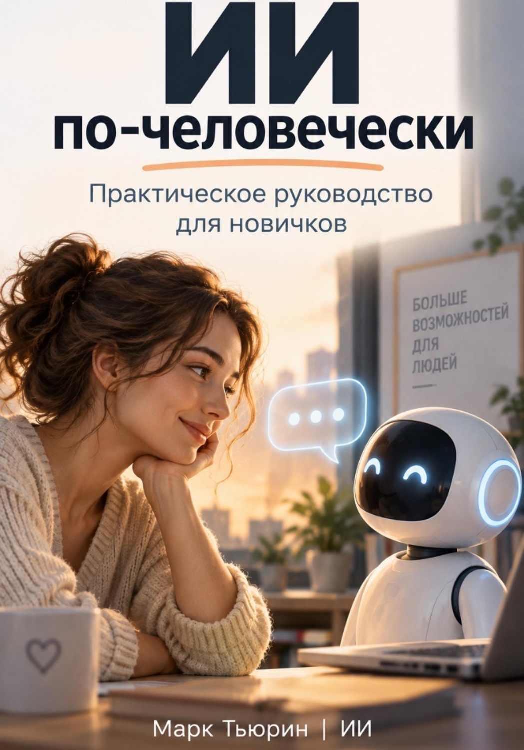 Обложка книги «ИИ по-человечески: Практическое руководство для новичков»