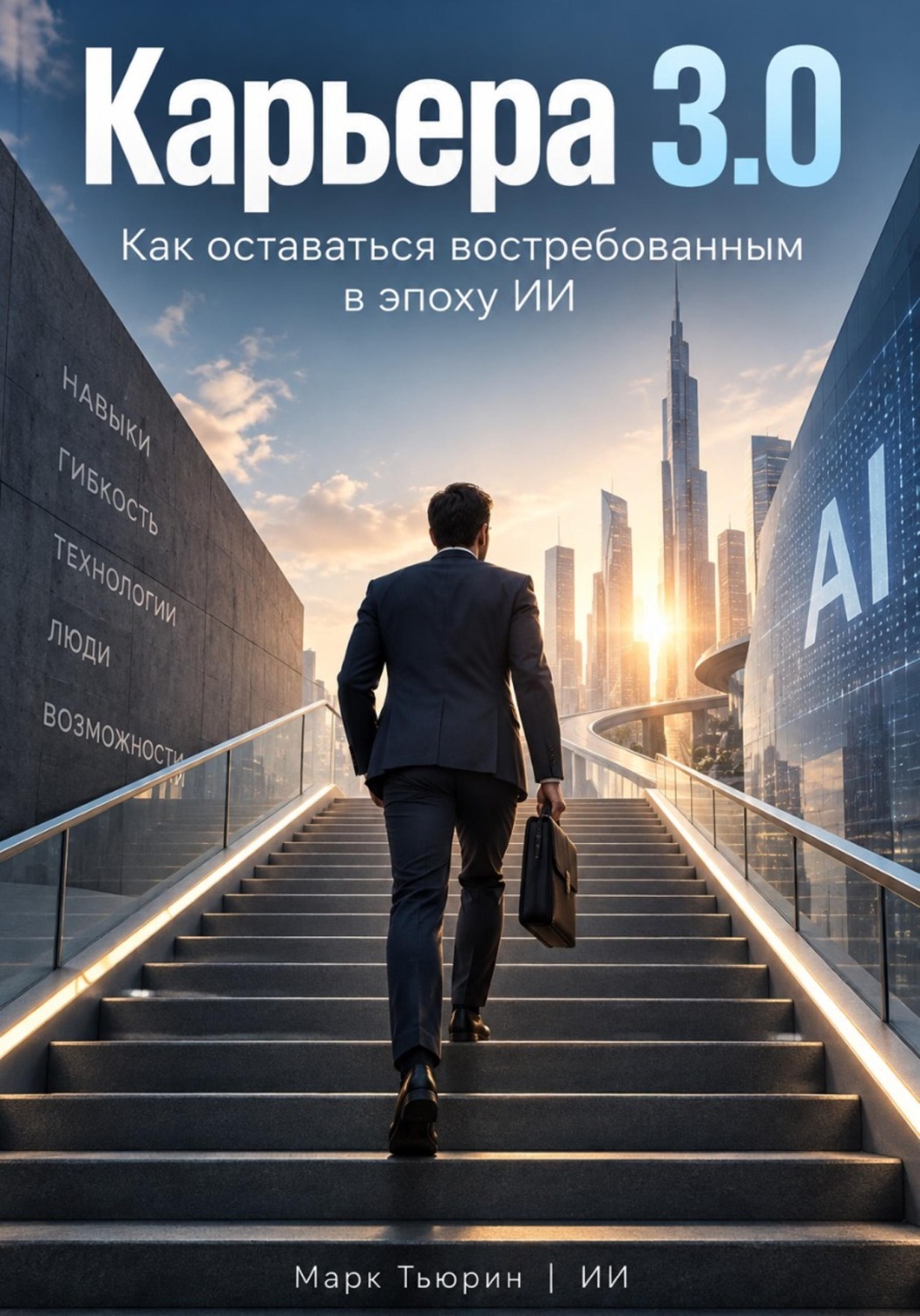 Обложка книги «Карьера 3.0: Как оставаться востребованным в эпоху ИИ»
