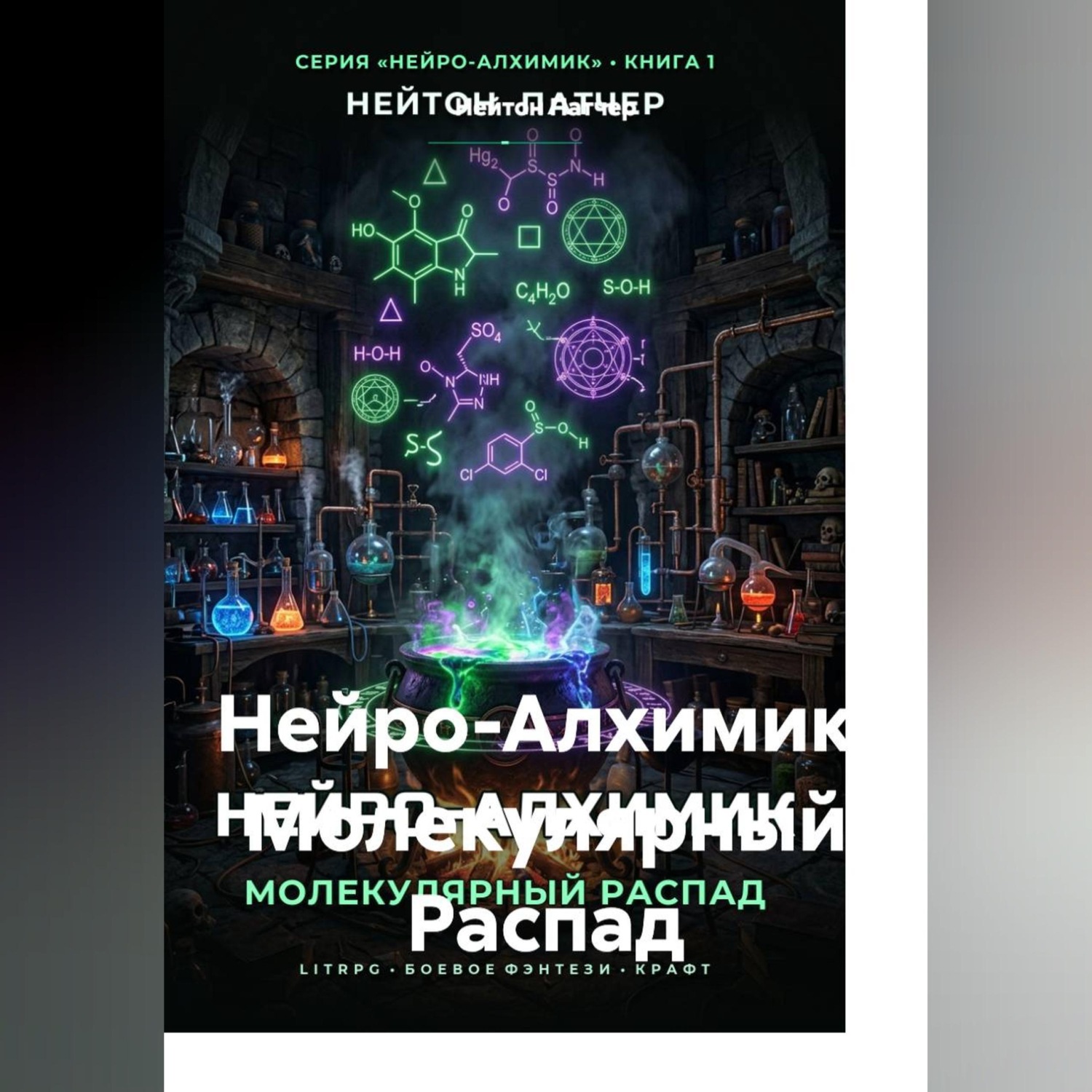 Обложка книги «Нейро-Алхимик: Молекулярный распад»