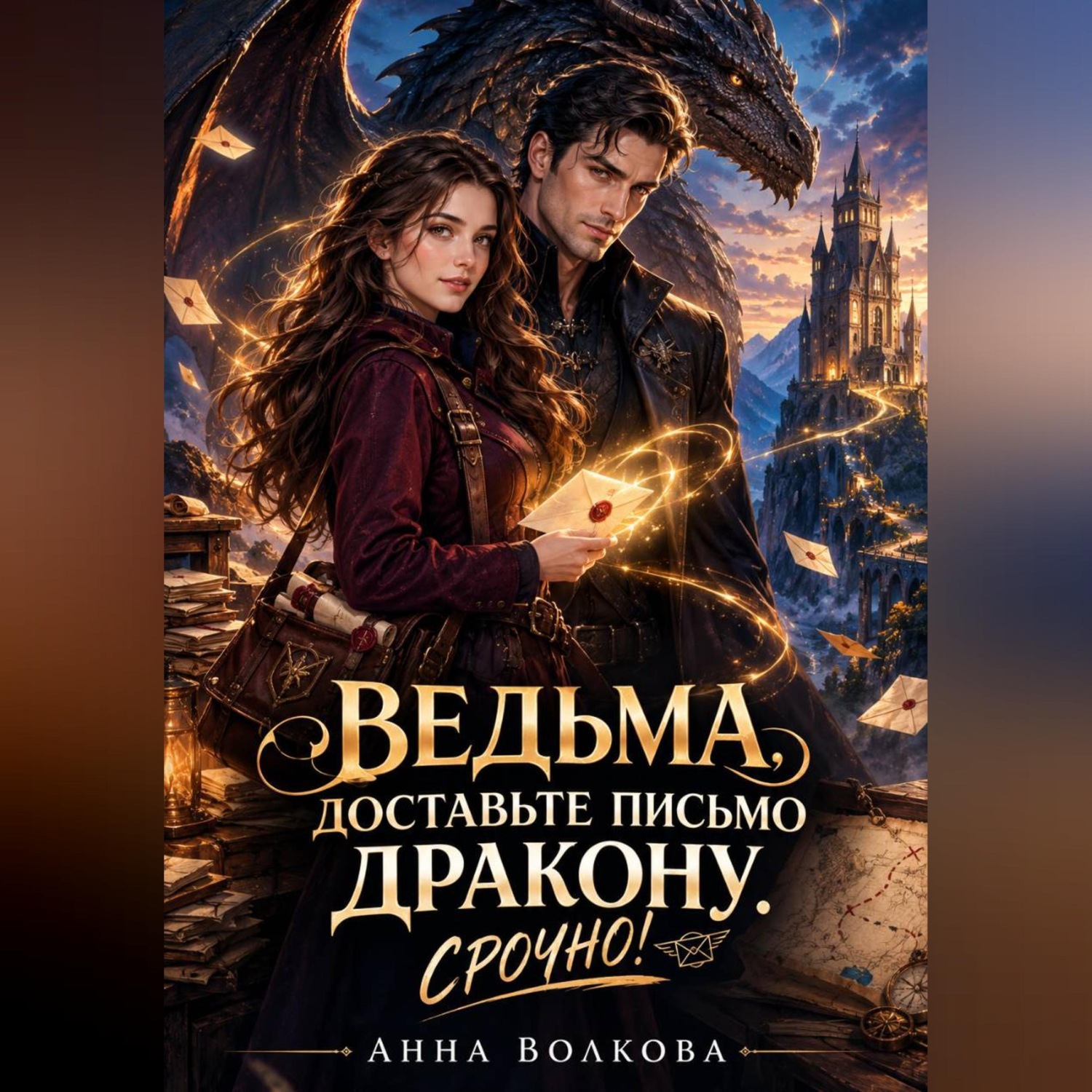 Обложка книги «Ведьма, доставьте письмо дракону. Срочно!»