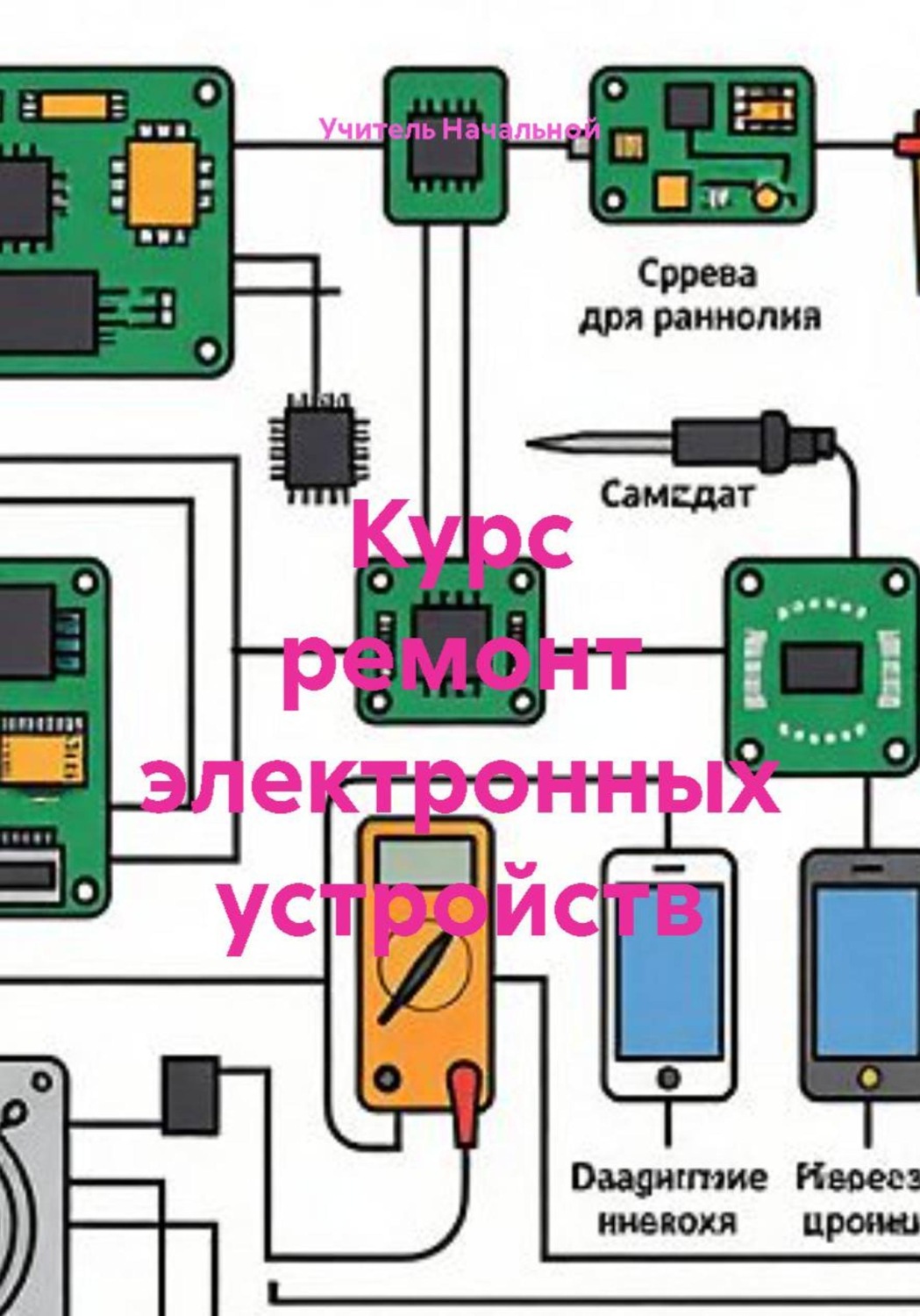 Обложка книги «Курс ремонт электронных устройств»