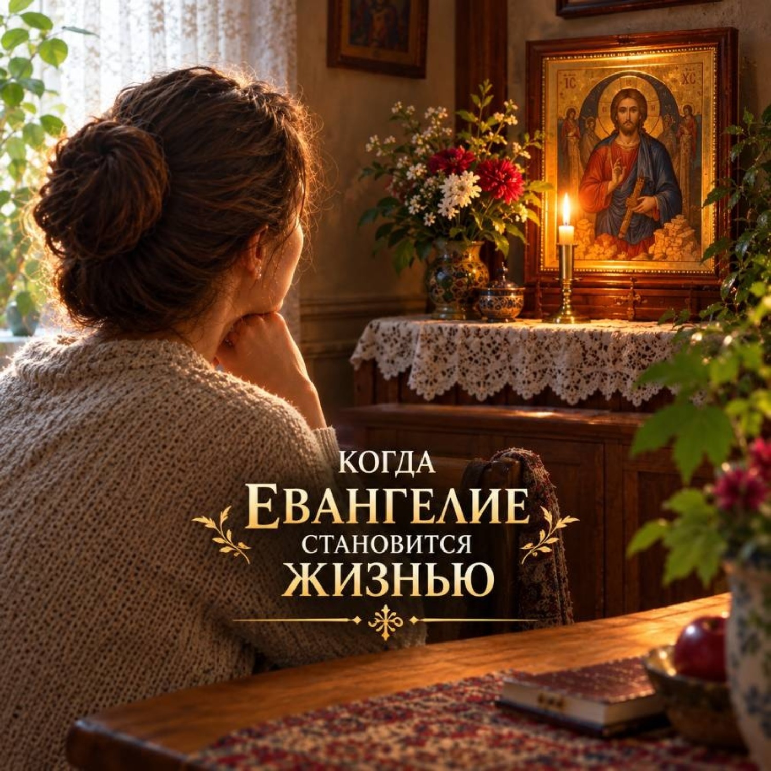 Обложка книги «КОГДА ЕВАНГЕЛИЕ СТАНОВИТСЯ ЖИЗНЬЮ»