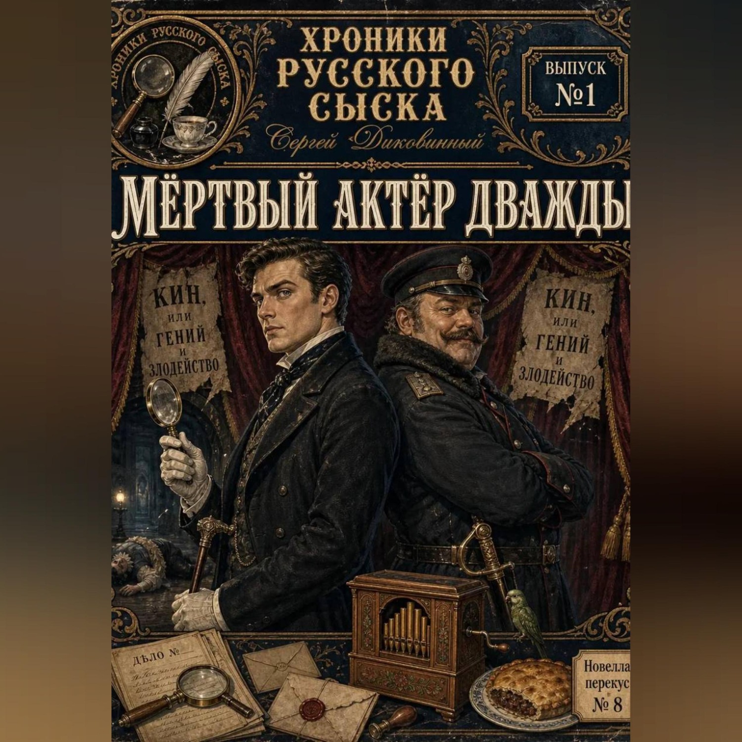 Обложка книги «Хроники русского сыска. Выпуск первый. Мёртвый актёр дважды»