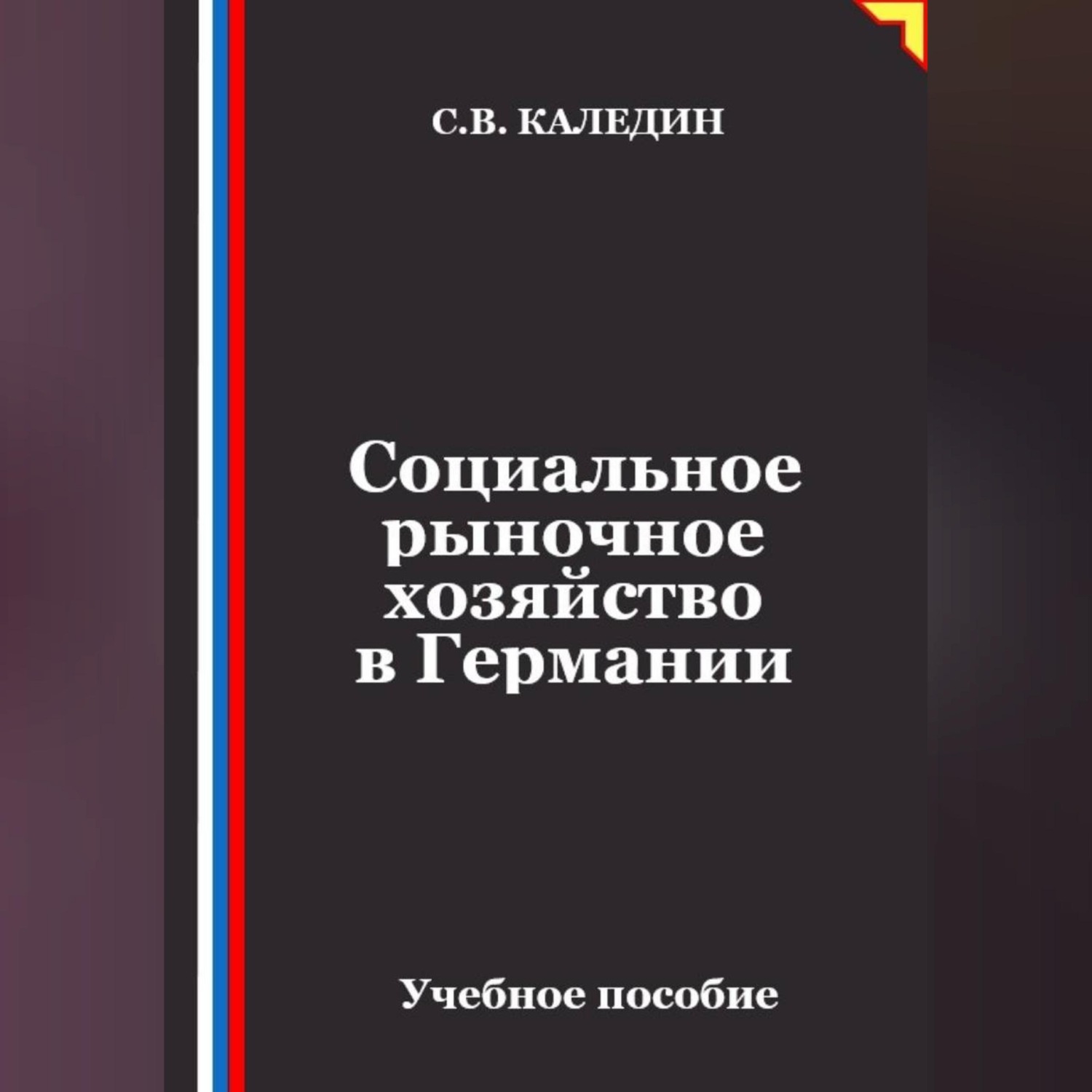 Обложка книги «Социальное рыночное хозяйство в Германии»