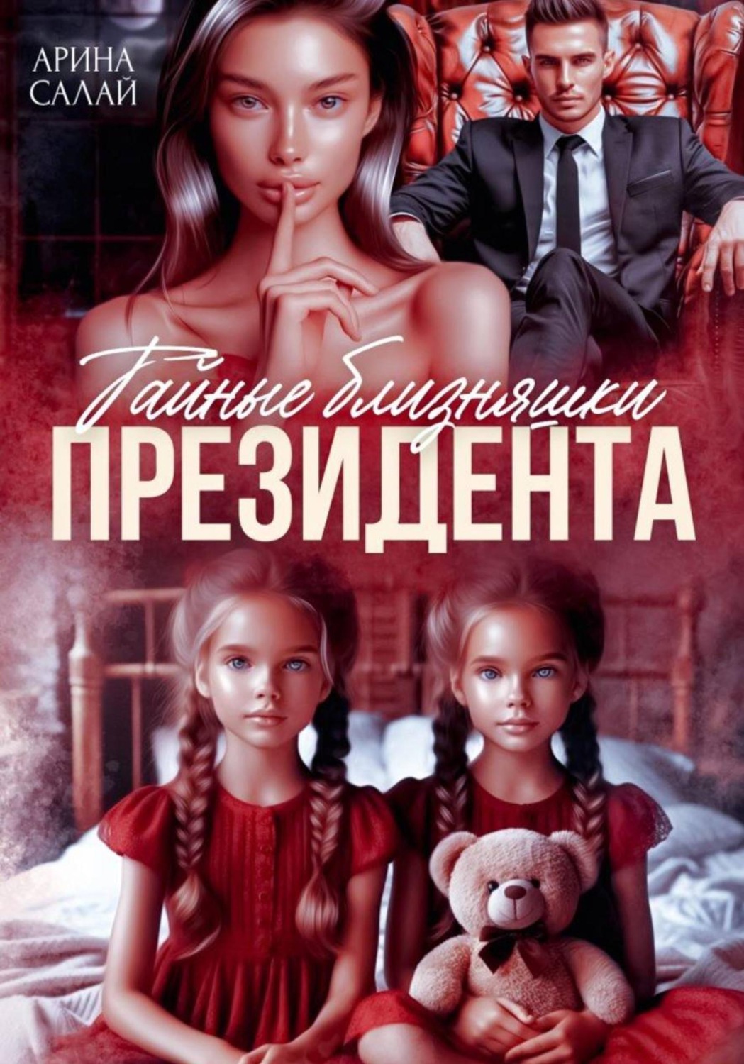 Обложка книги «Тайные близняшки президента»