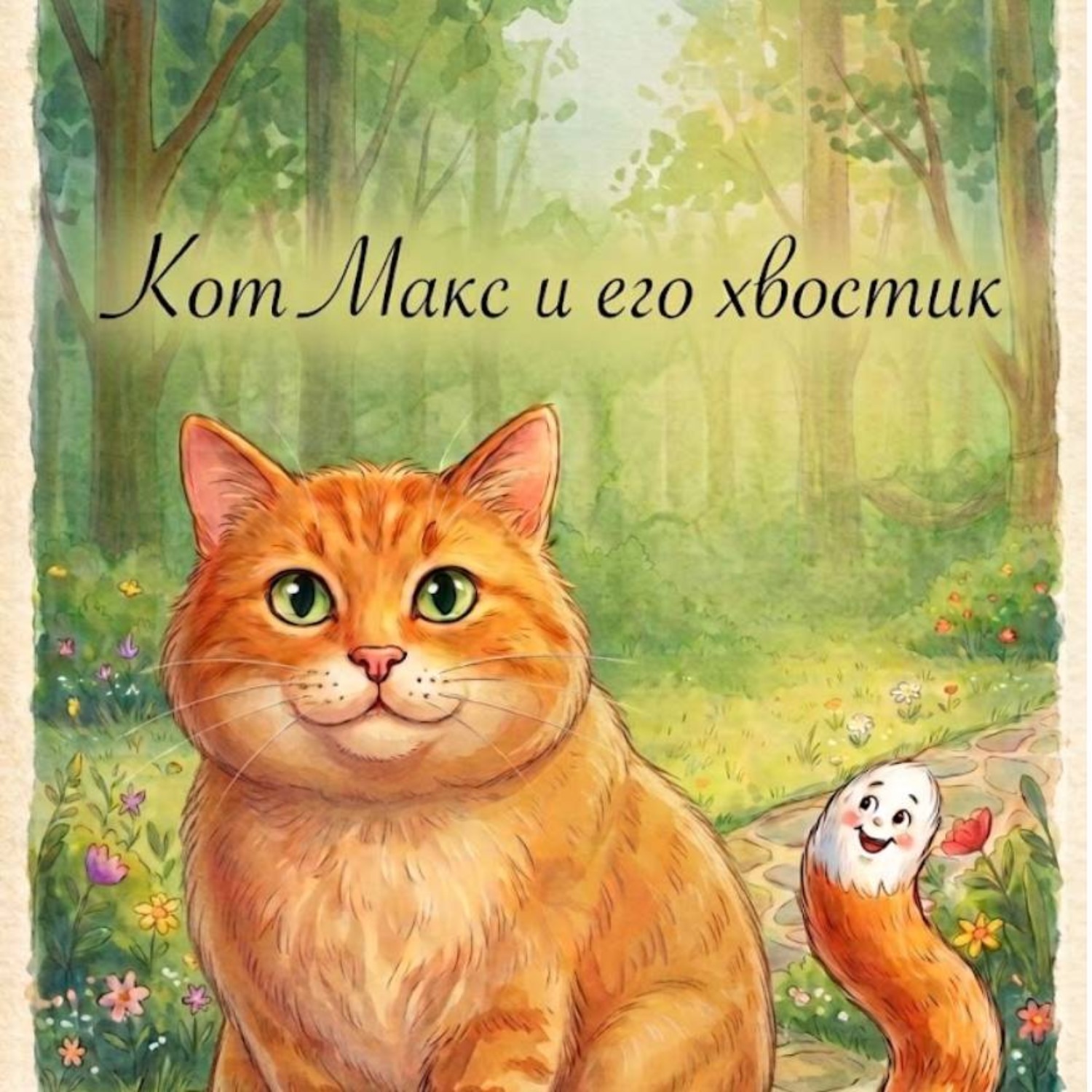 Обложка: Кот Макс и его хвостик