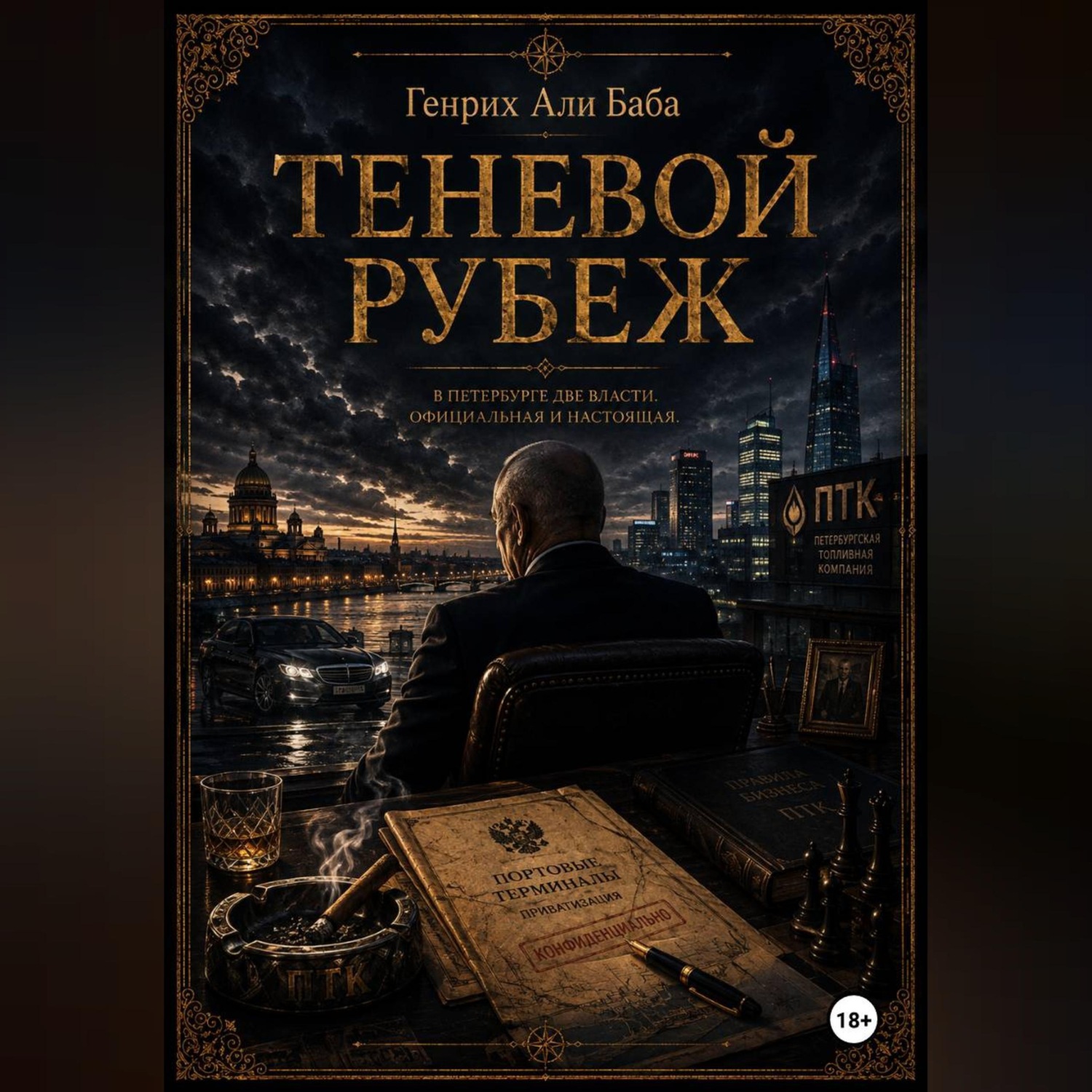 Обложка книги «Теневой рубеж»