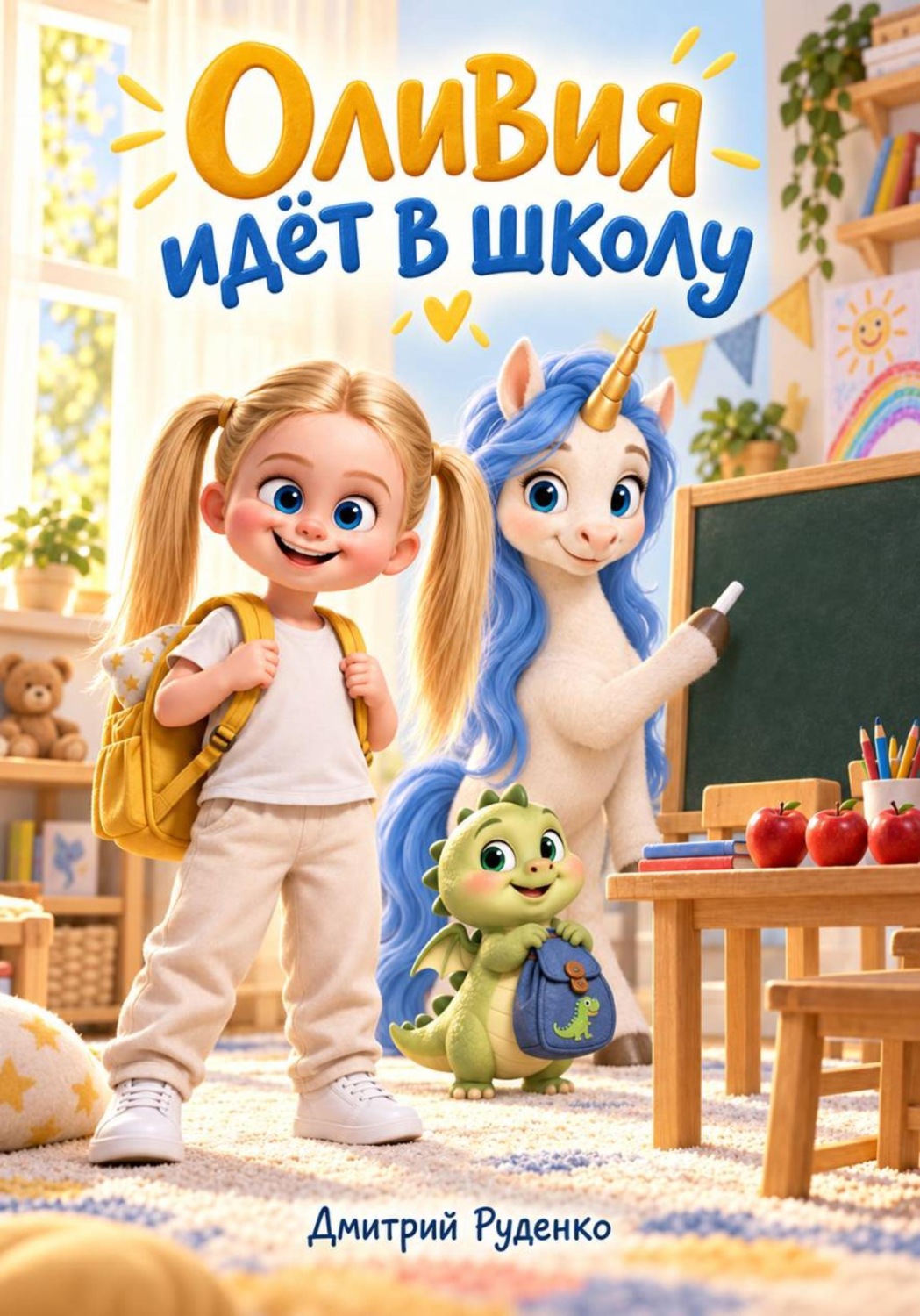 Обложка книги «Оливия идет в школу»