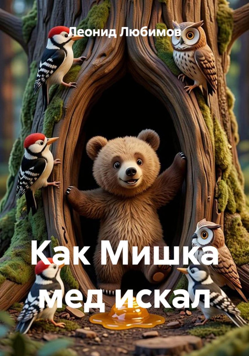 Обложка: Как Мишка мед искал