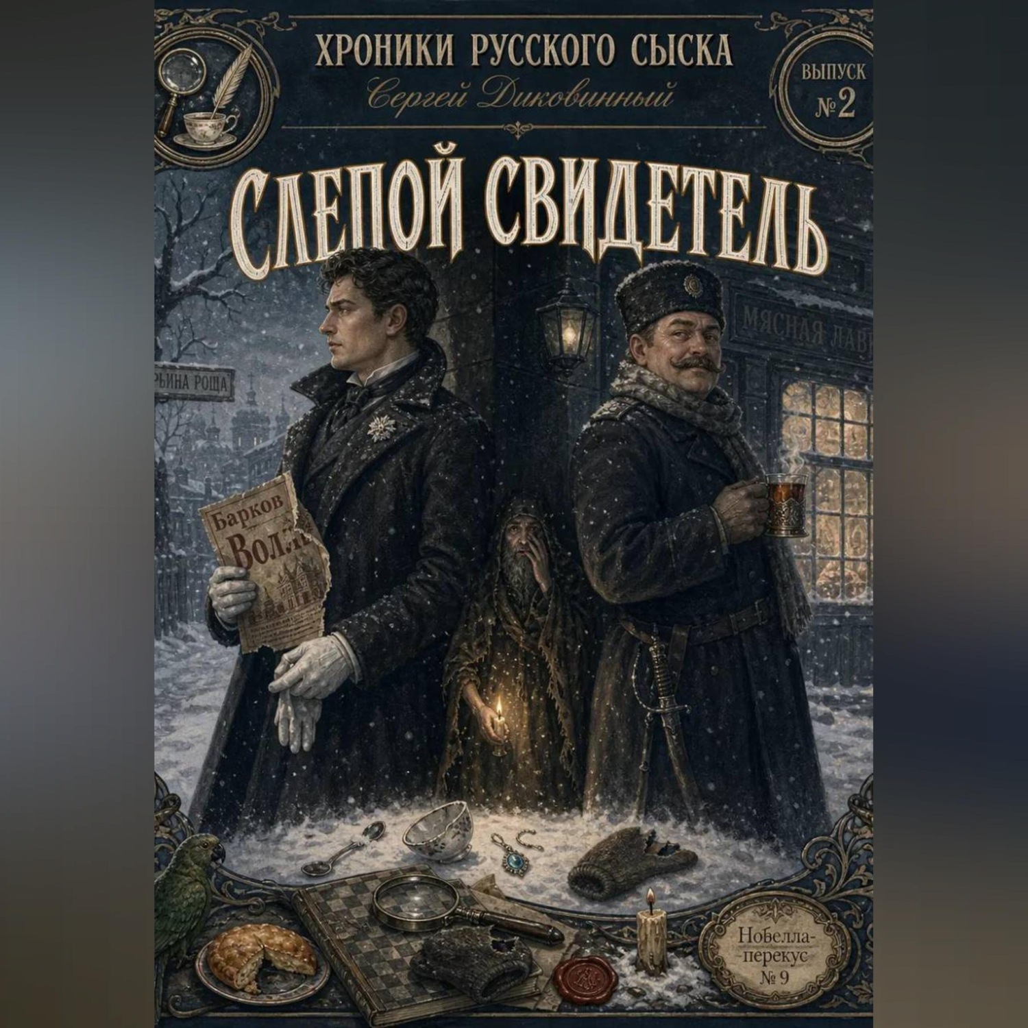 Обложка книги «Хроники русского сыска. Выпуск второй. Слепой свидетель»