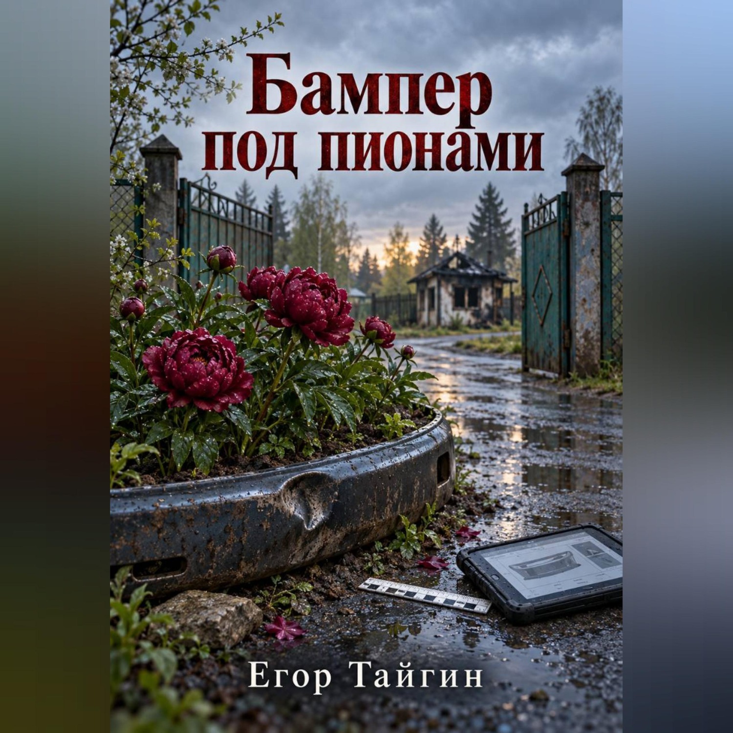 Обложка книги «Бампер под пионами»