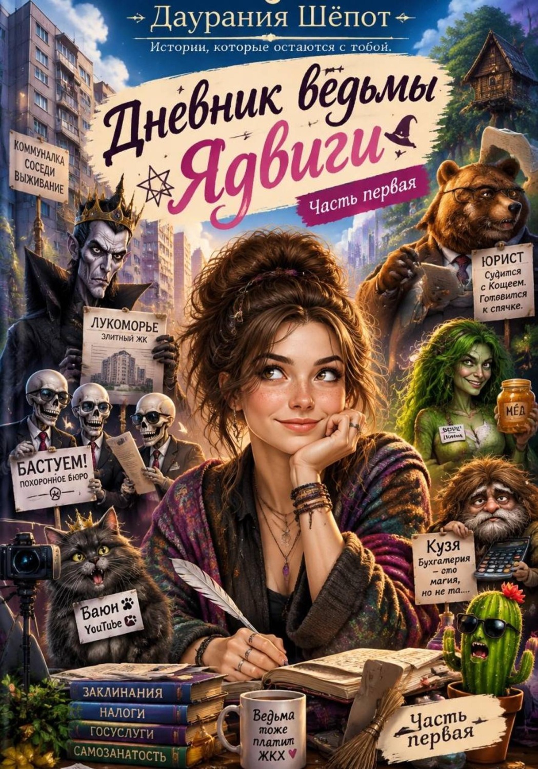 Обложка книги «Дневник ведьмы Ядвиги. Часть первая»