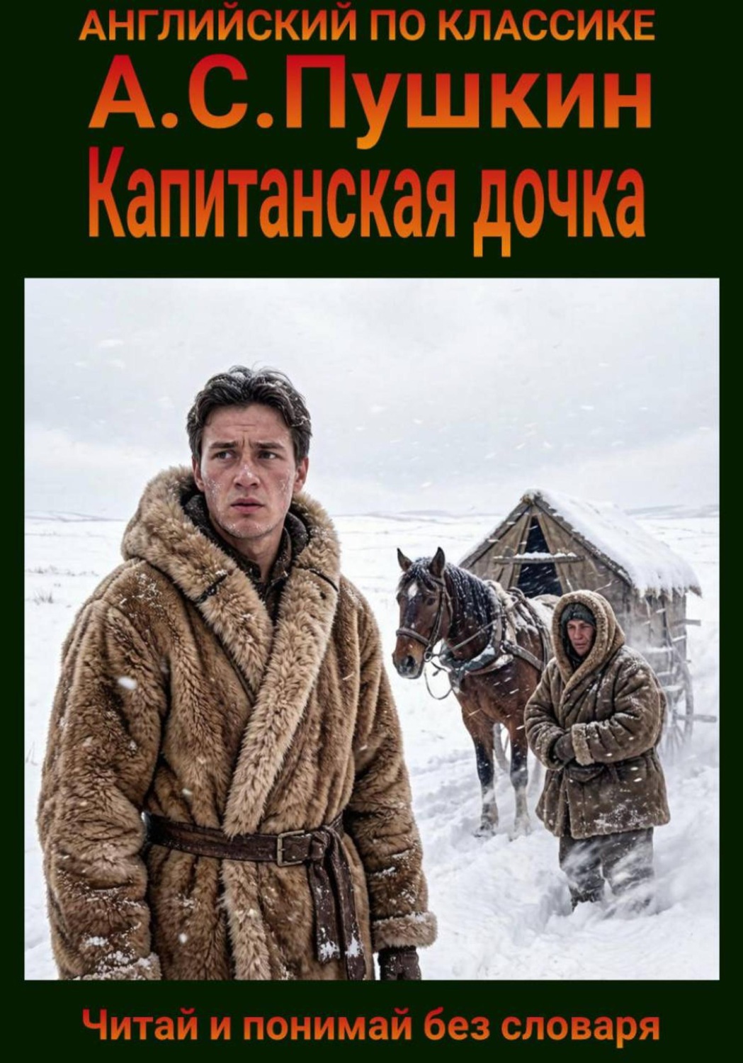 Обложка книги «Капитанская дочка. Англо-русская билингва»