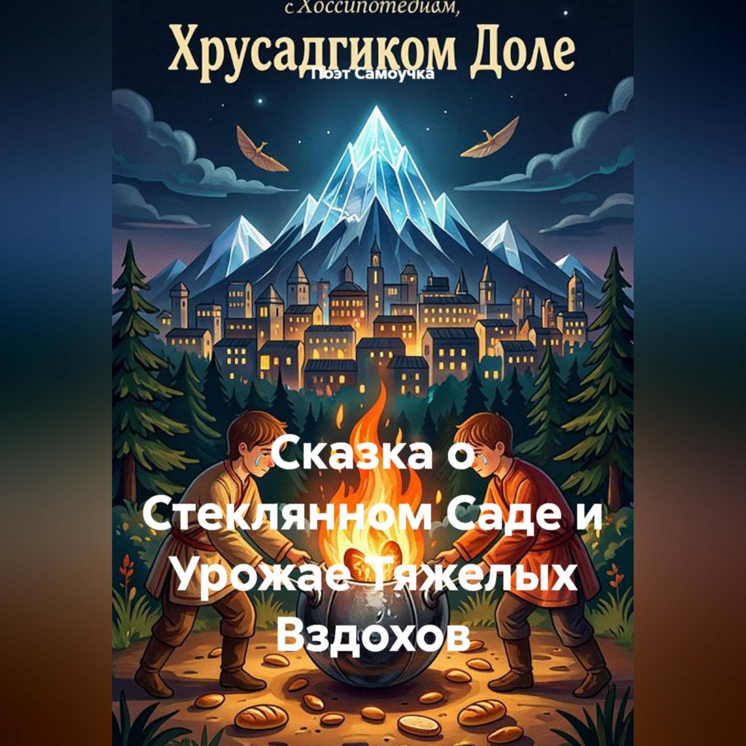 Обложка книги «Сказка о Стеклянном Саде и Урожае Тяжелых Вздохов»