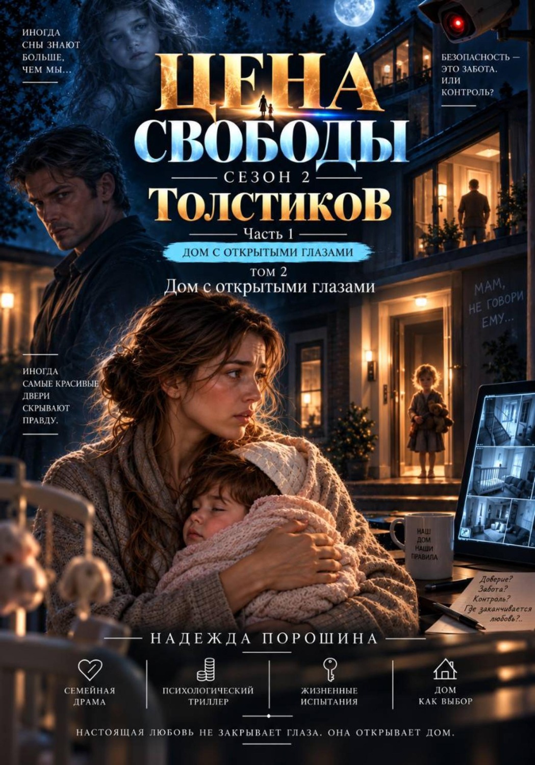 Обложка книги «ЦЕНА СВОБОДЫ. СЕЗОН 2. Толстиков. Часть 1. Дом с открытыми глазами. Том 2. Дом с открытыми глазами»