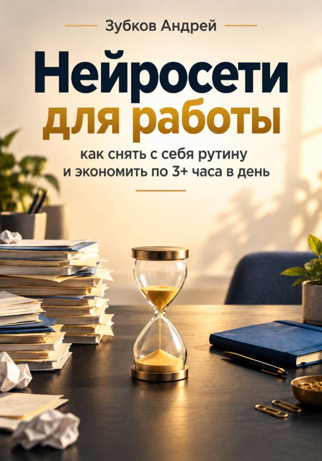 Обложка: Нейросети для работы: как снять с себя рутину и экономить по 3+ часа в день