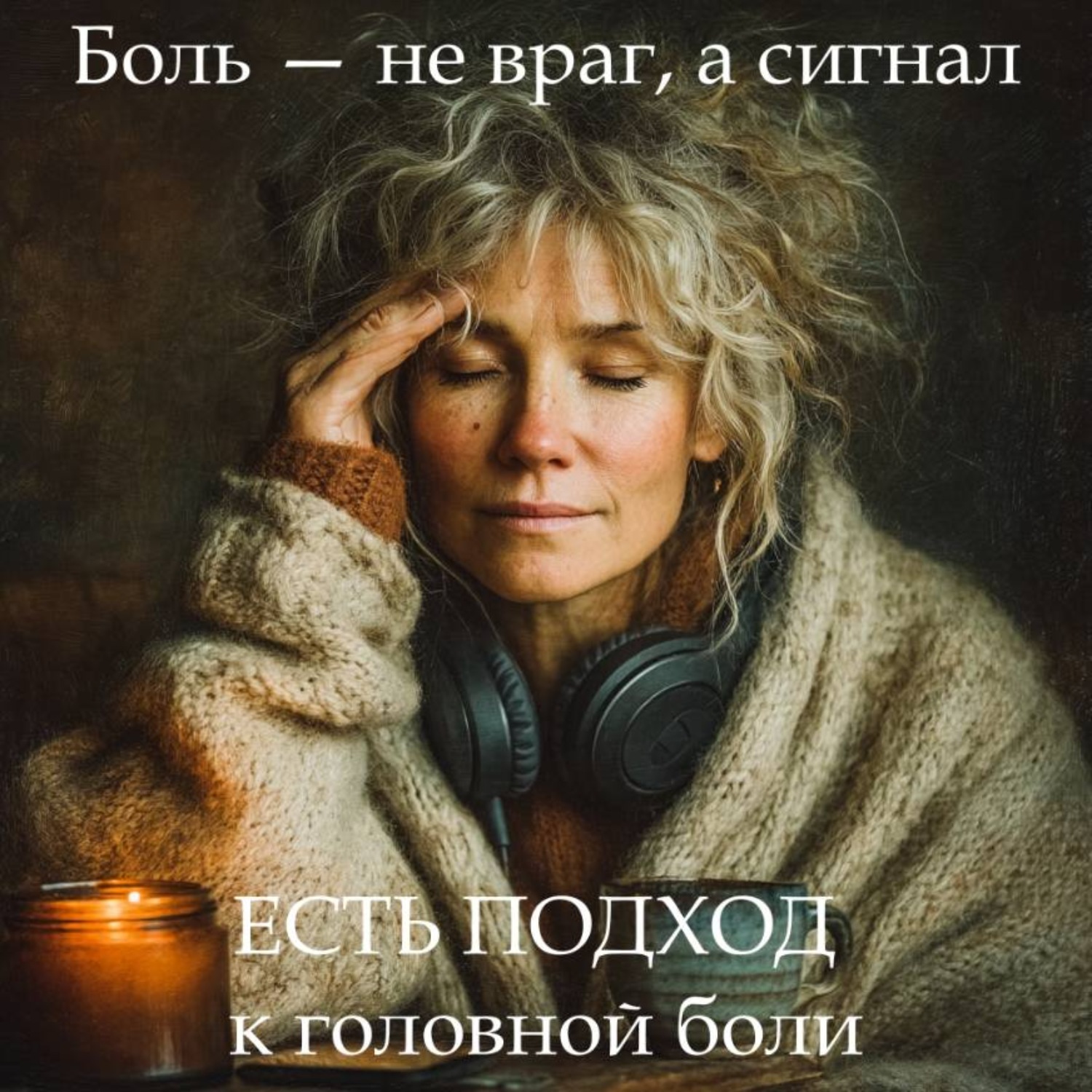 Обложка книги «Медитация PRO «Головная боль: от сигнала к облегчению»»