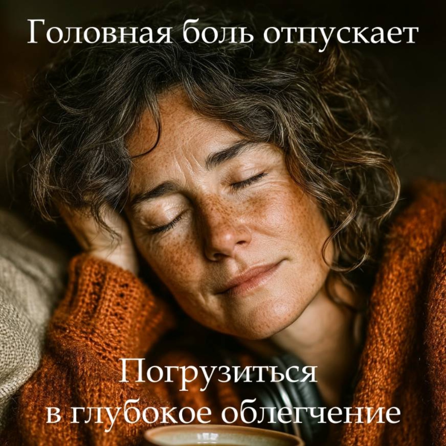 Обложка книги «Медитация-гипноз «Головная боль отпускает»»