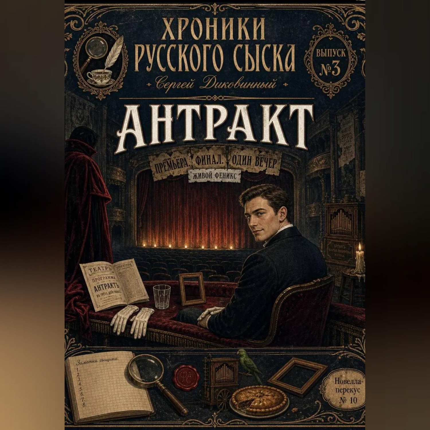 Обложка книги «Хроники русского сыска. Выпуск третий. Антракт»