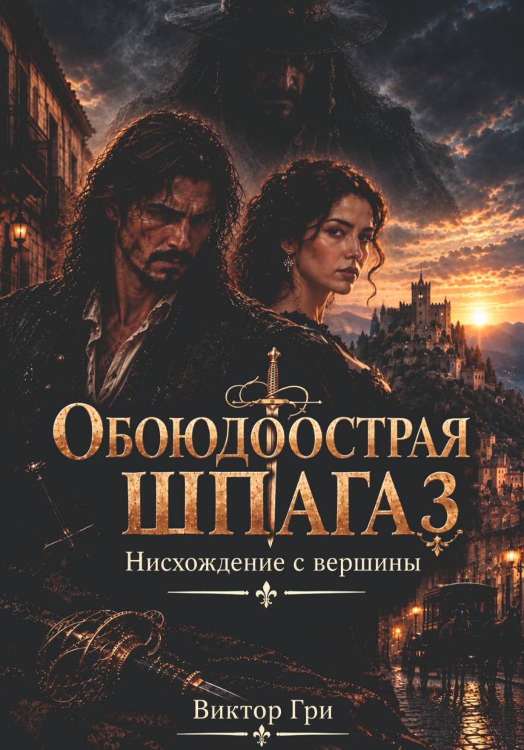 Обложка книги «Обоюдоострая шпага 3. Нисхождение с вершины»