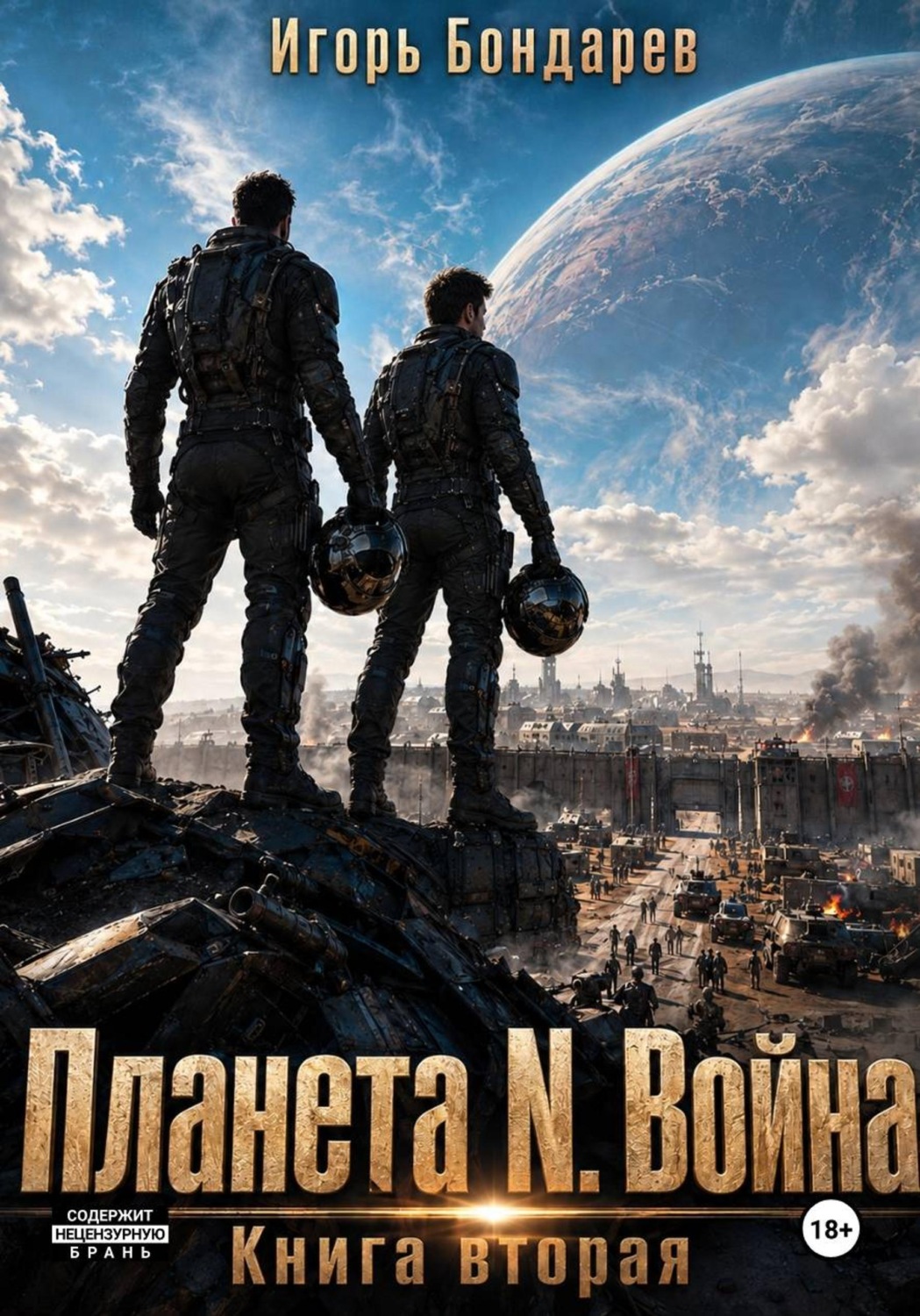 Обложка книги «Планета N книга вторая война»