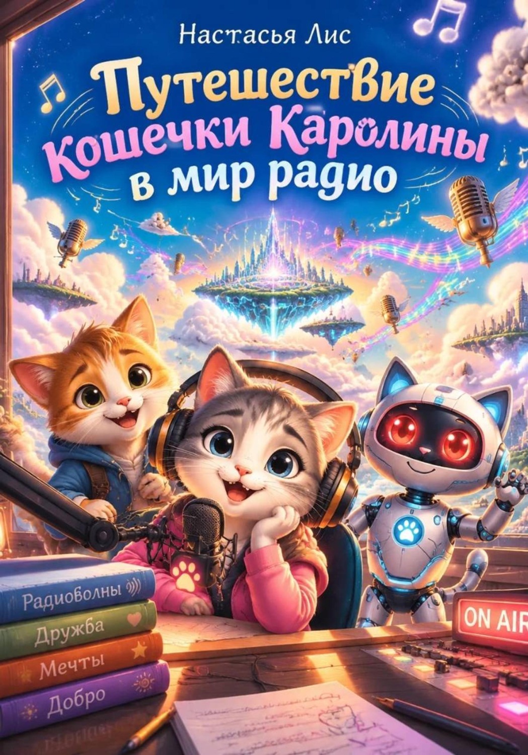 Обложка: Путешествие кошечки Каролины в мир радио