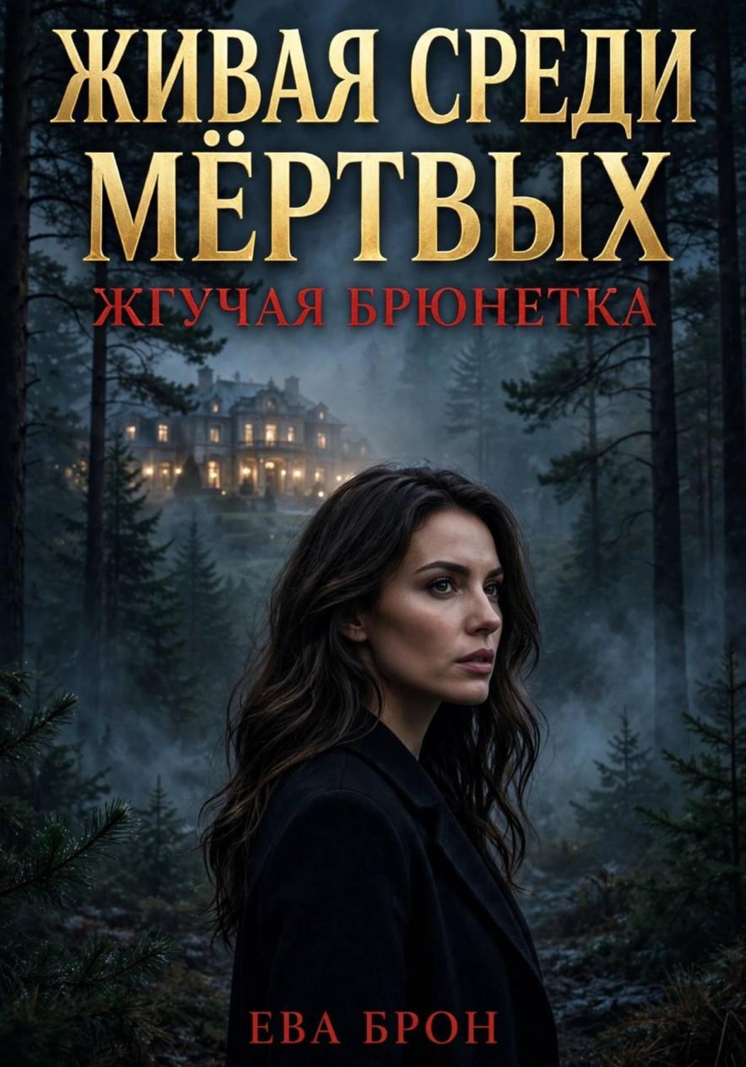 Обложка книги «Живая среди мёртвых»