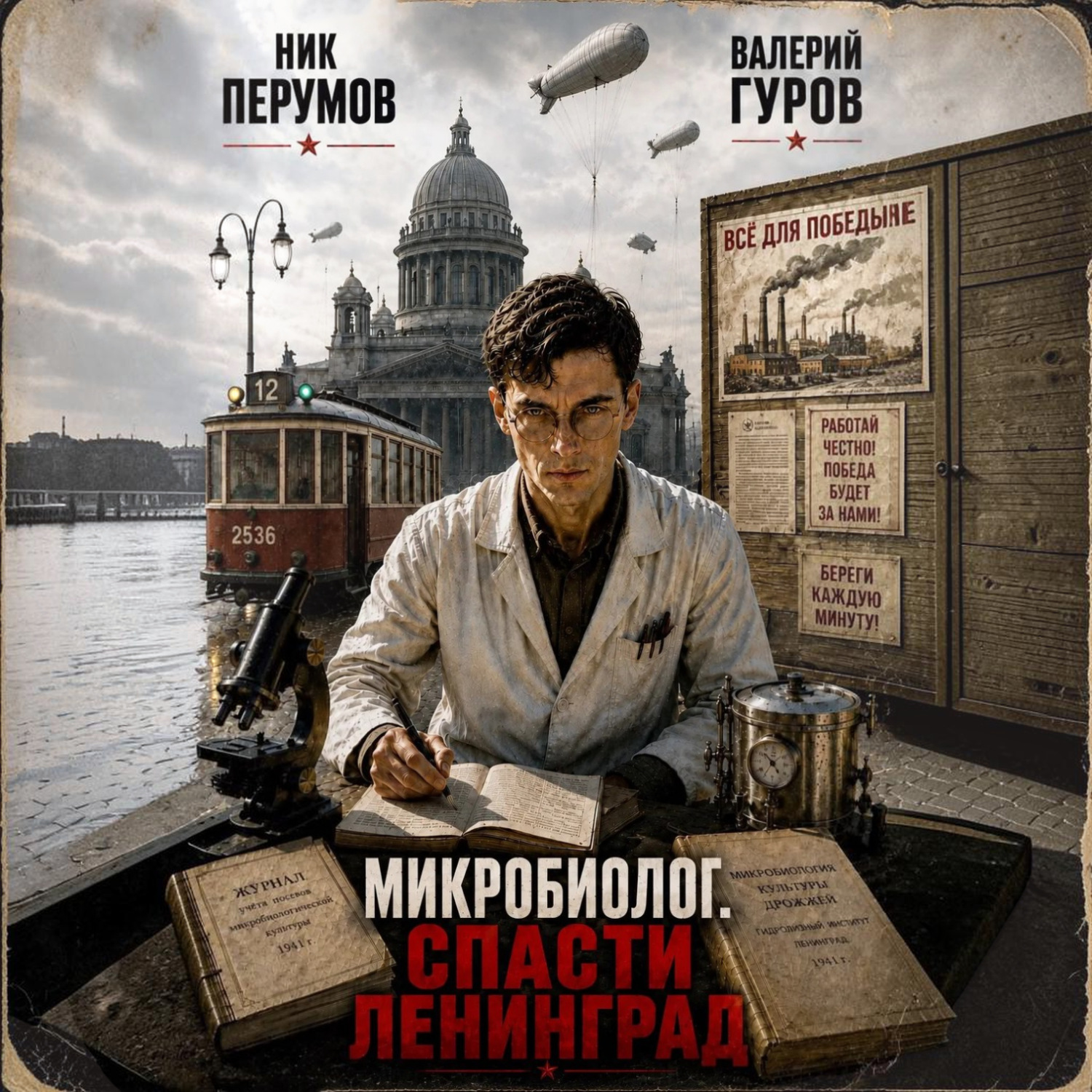 Обложка книги «Микробиолог. Спасти Ленинград»