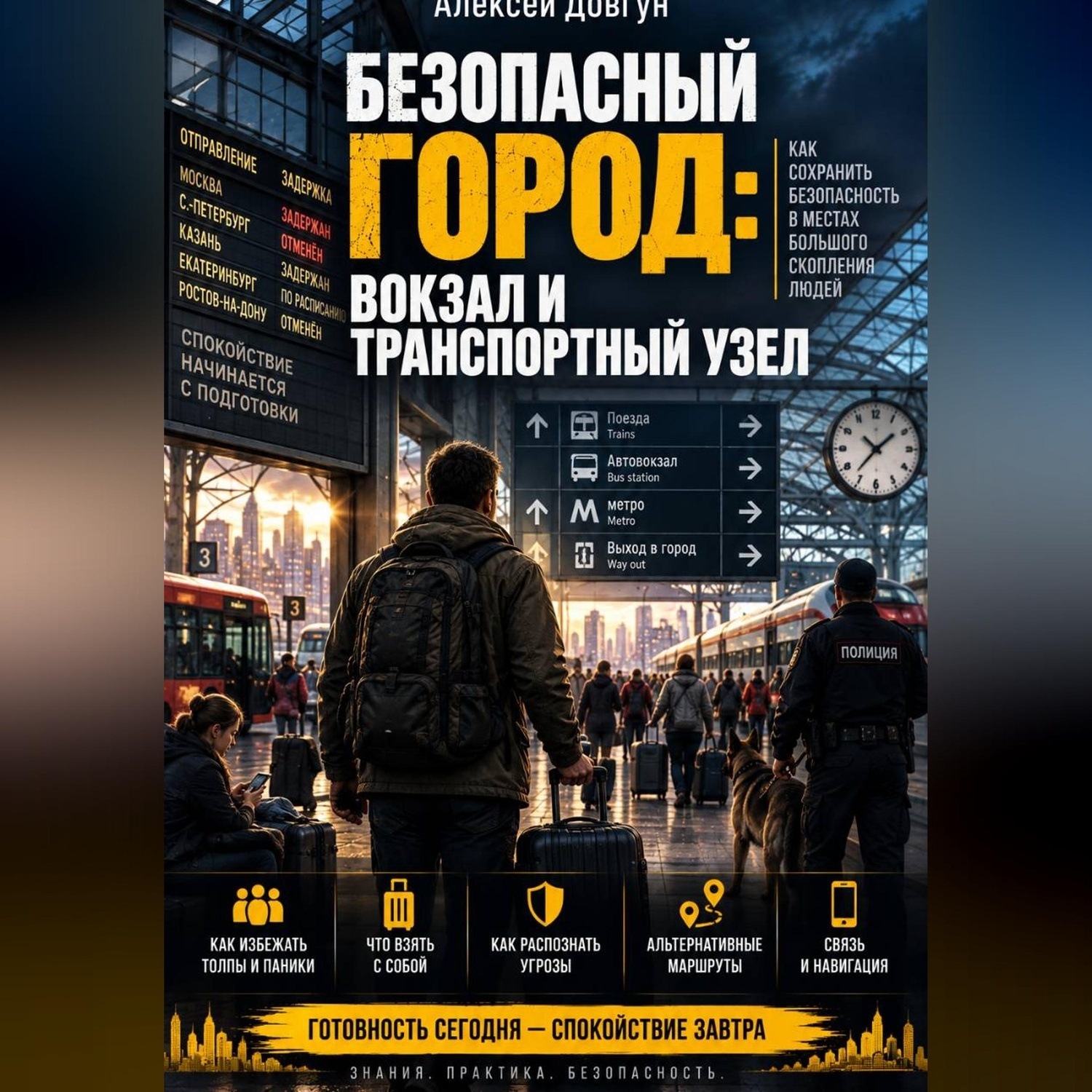 Обложка книги «Безопасный город: Вокзал и транспортный узел»