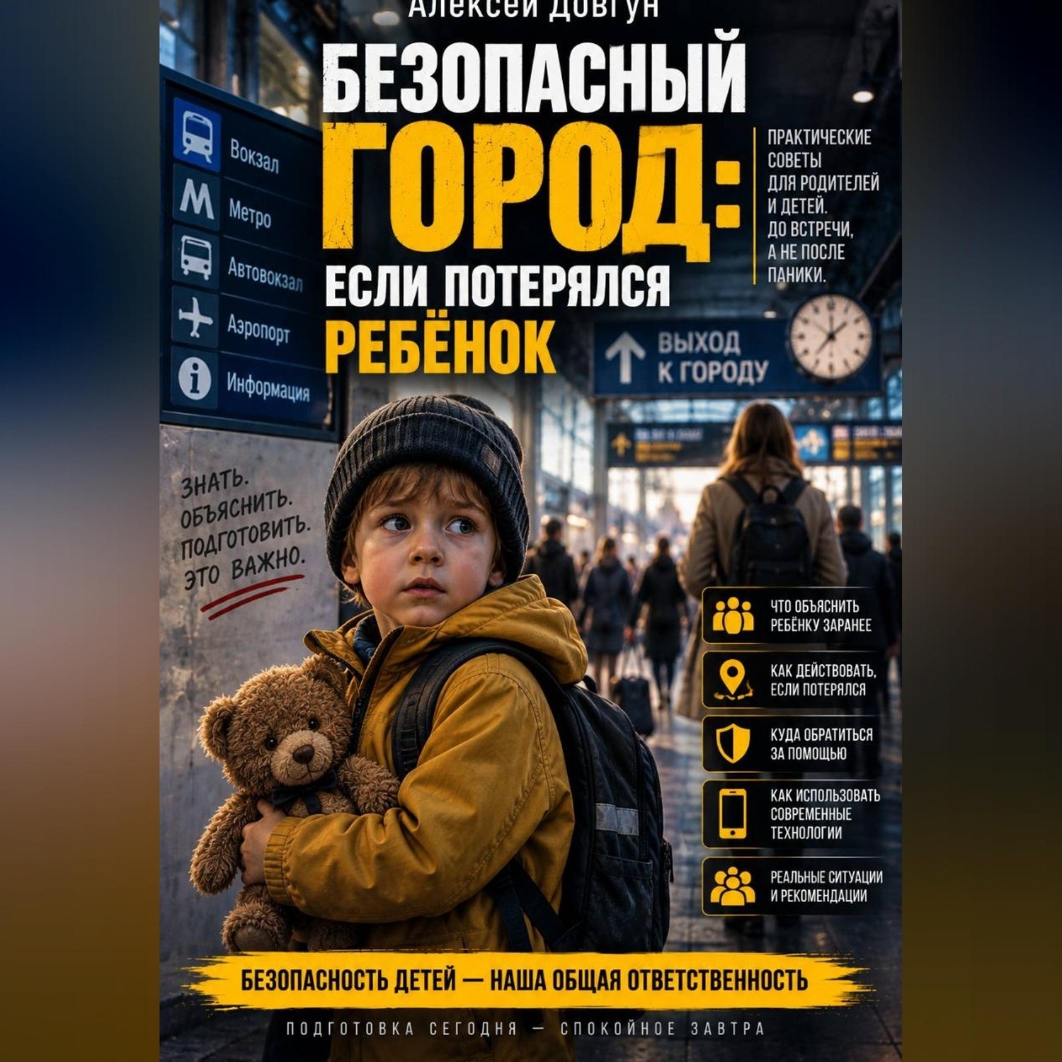 Обложка книги «Безопасный город: Если потерялся ребёнок»