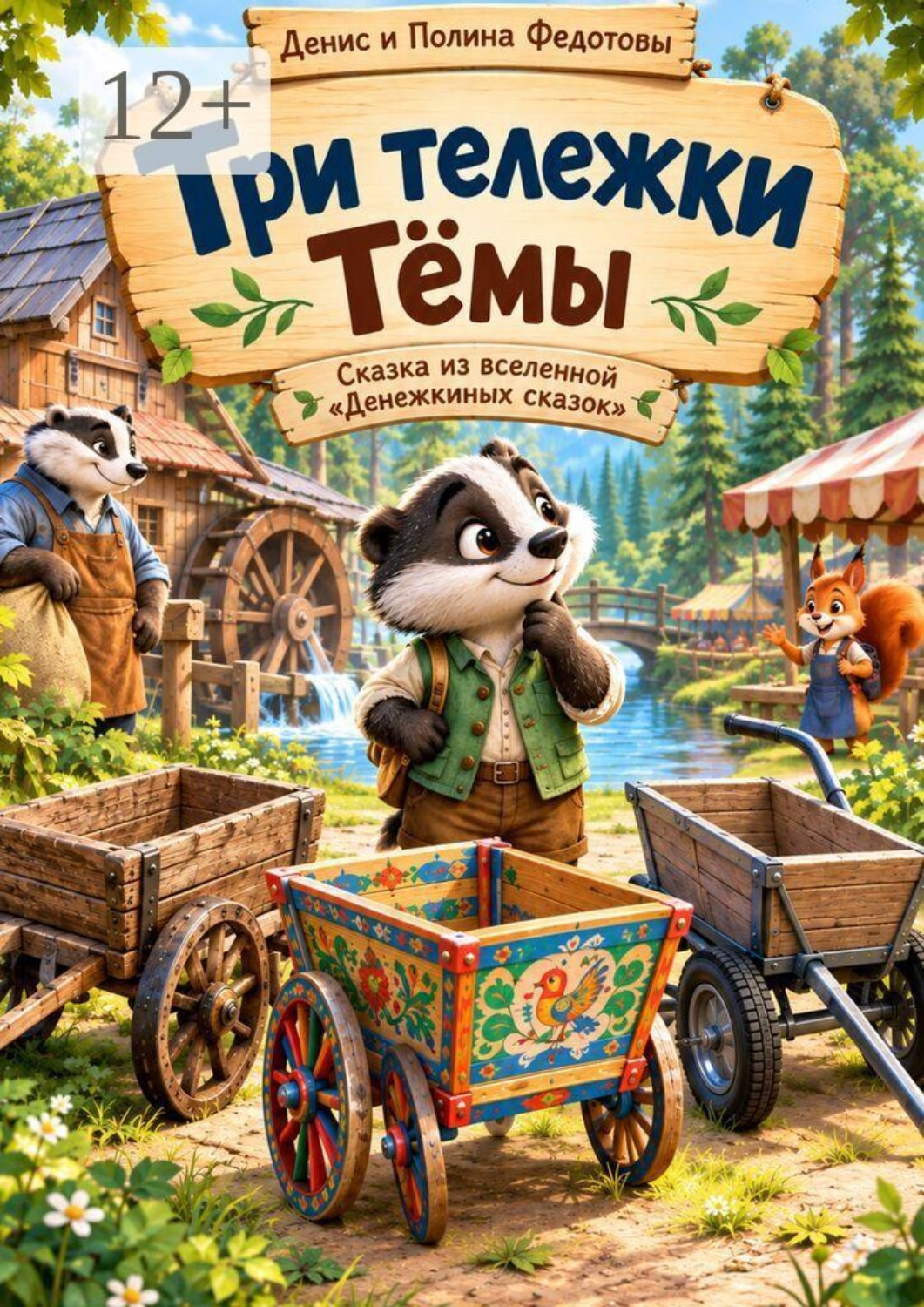 Обложка книги «Три тележки Тёмы»