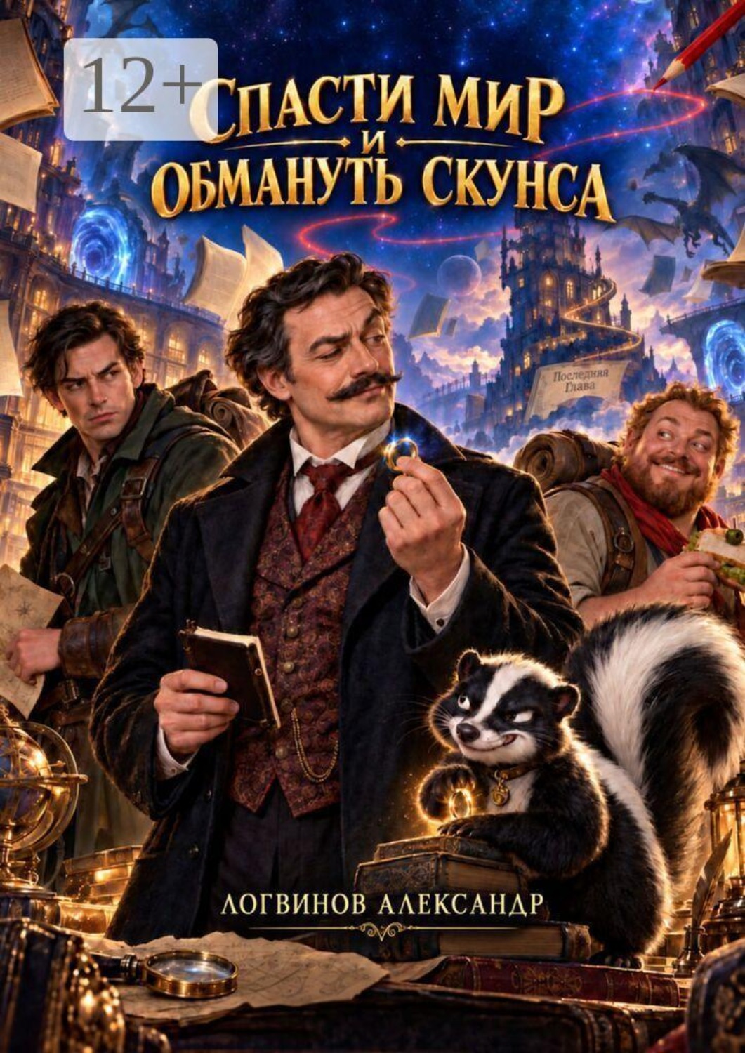 Обложка книги «Спасти мир и обмануть скунса»