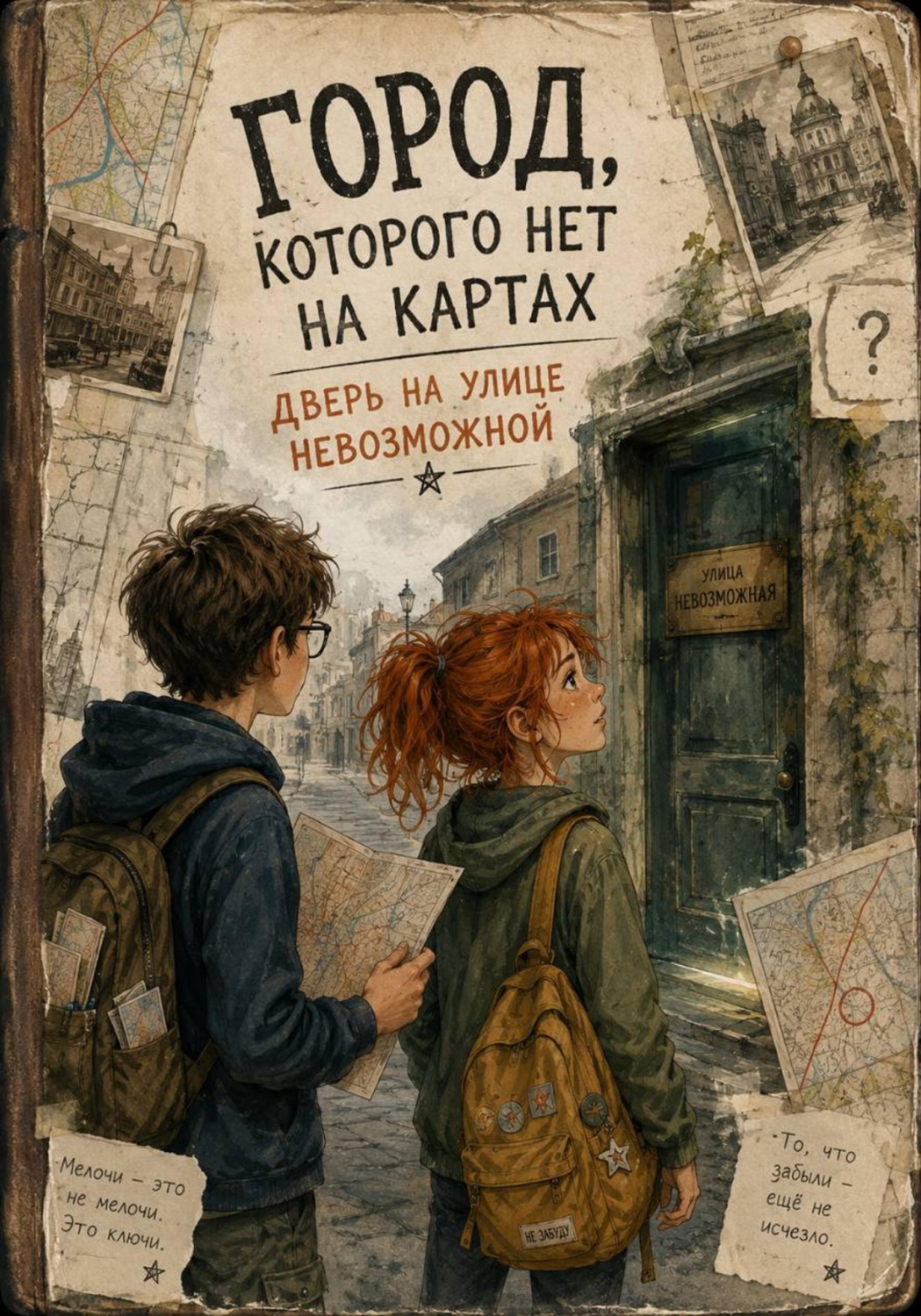 Обложка книги «Город, которого нет на картах. Дверь на улице Невозможной»
