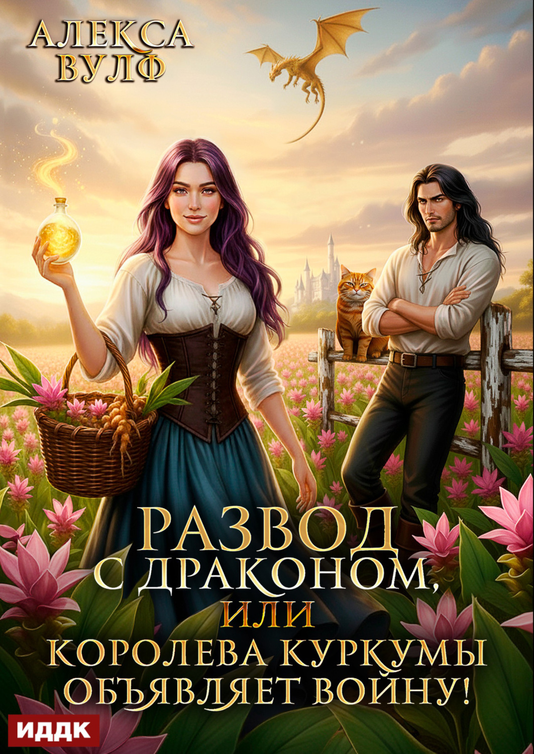 Обложка книги «Развод с драконом, или Королева куркумы объявляет войну!»