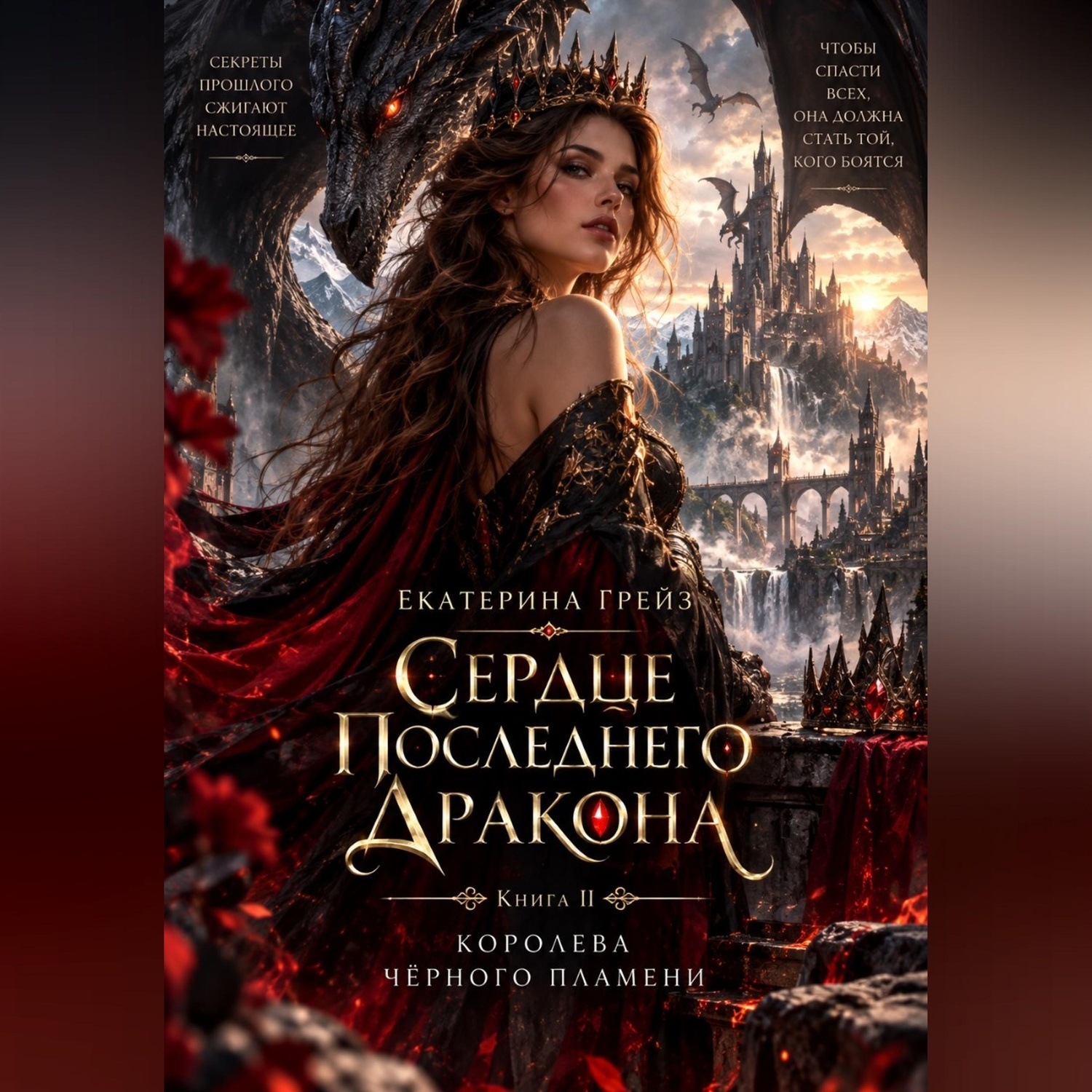 Обложка книги «Сердце последнего дракона. Книга 2. Королева черного пламени»