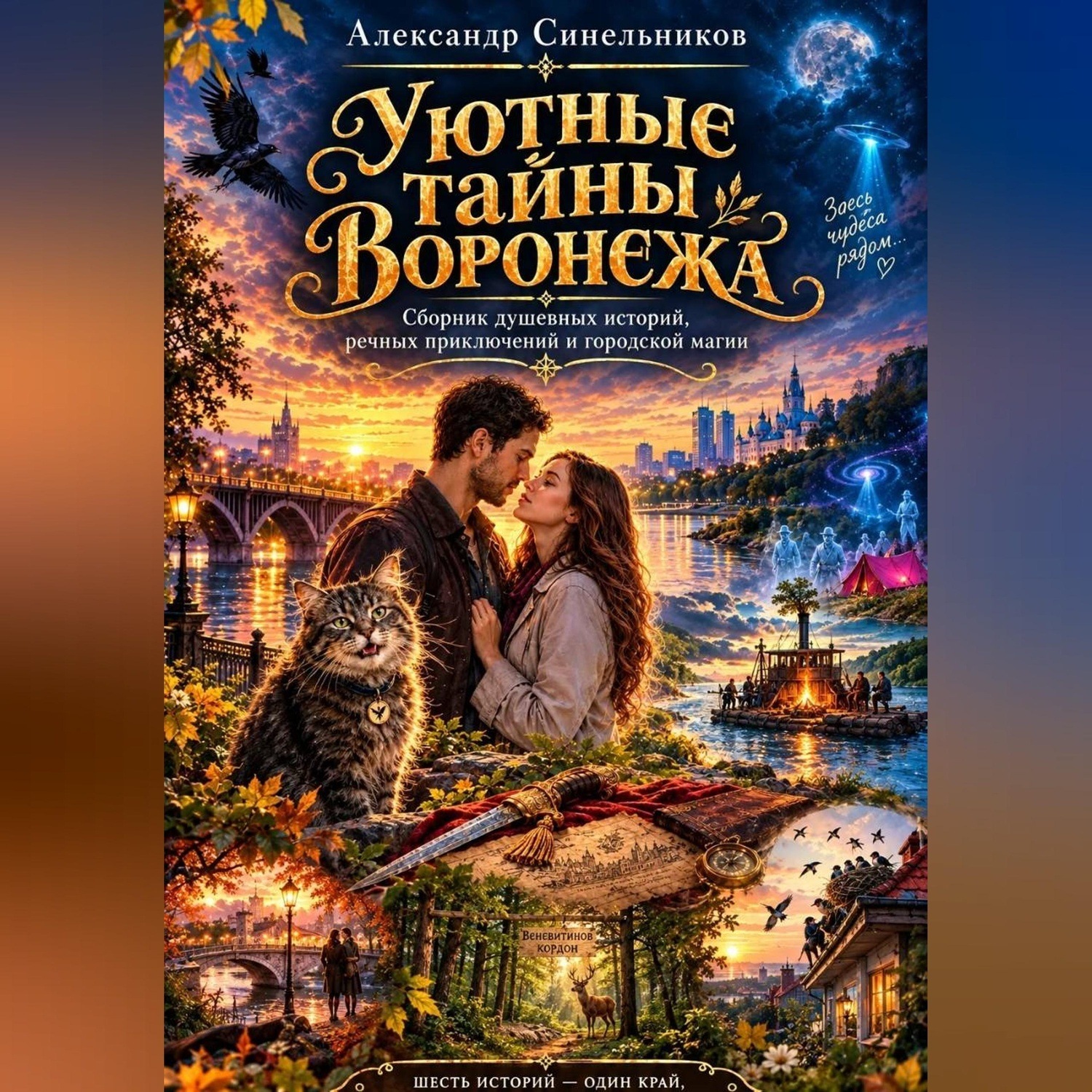Обложка книги «Уютные тайны Воронежа»