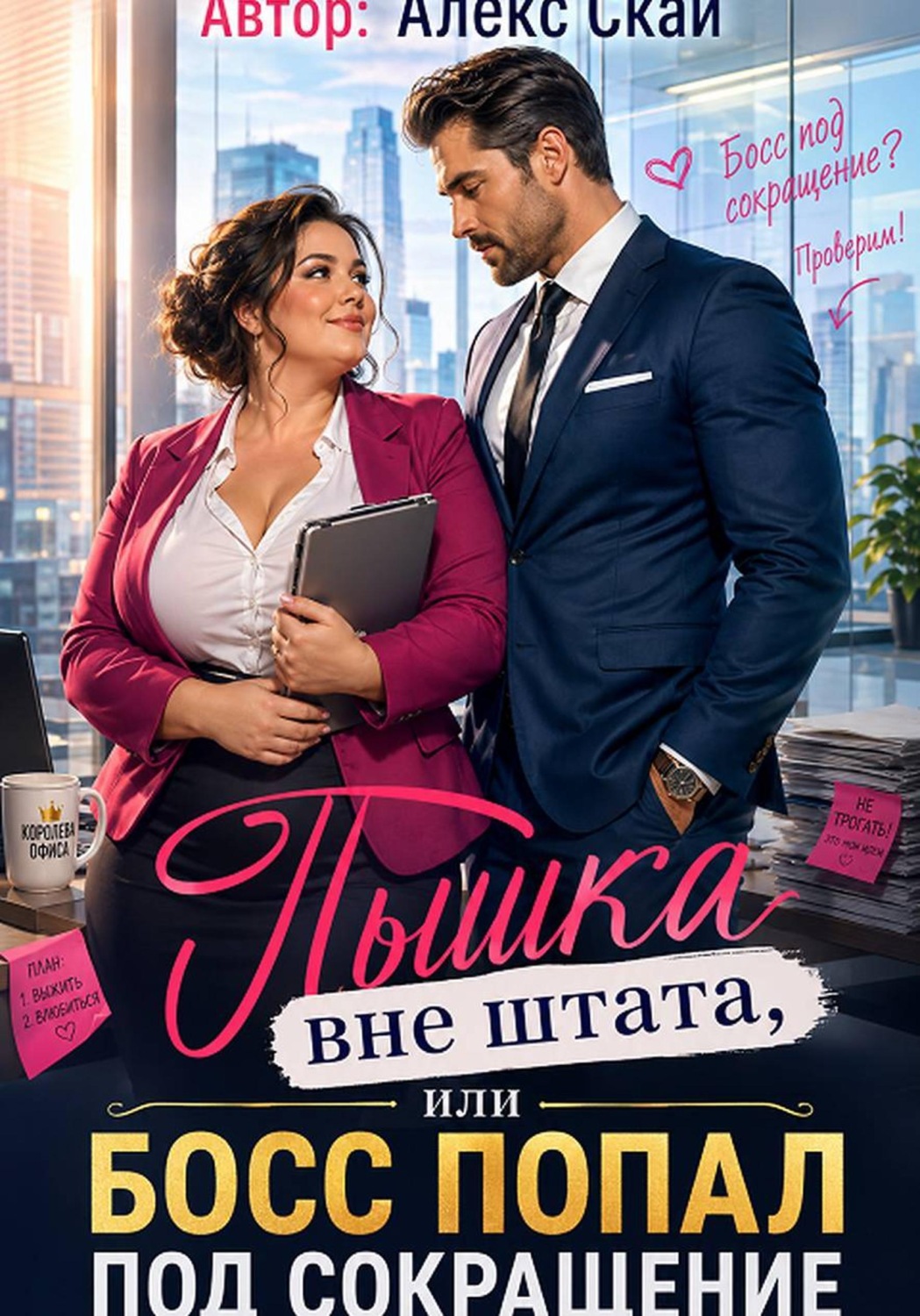 Обложка книги «Пышка вне штата, или Босс попал под сокращение»