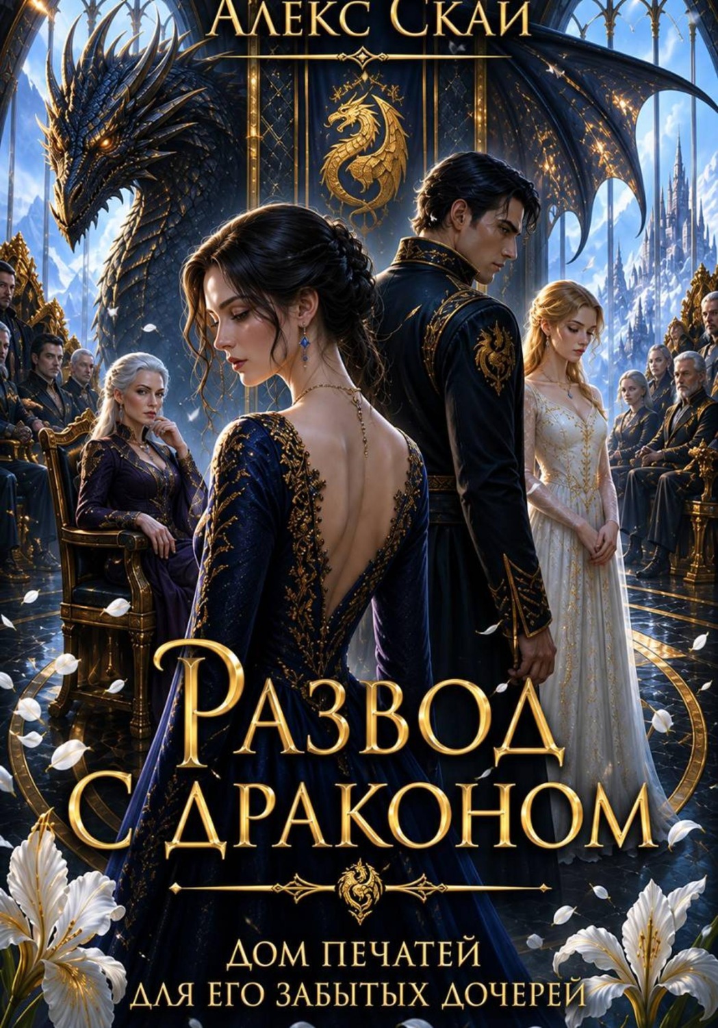Обложка книги «Развод с драконом. Дом печатей для его забытых дочерей»