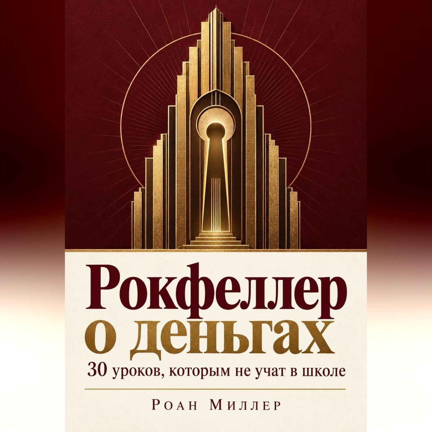 Обложка книги «Рокфеллер о деньгах. 30 уроков, которым не учат в школе»