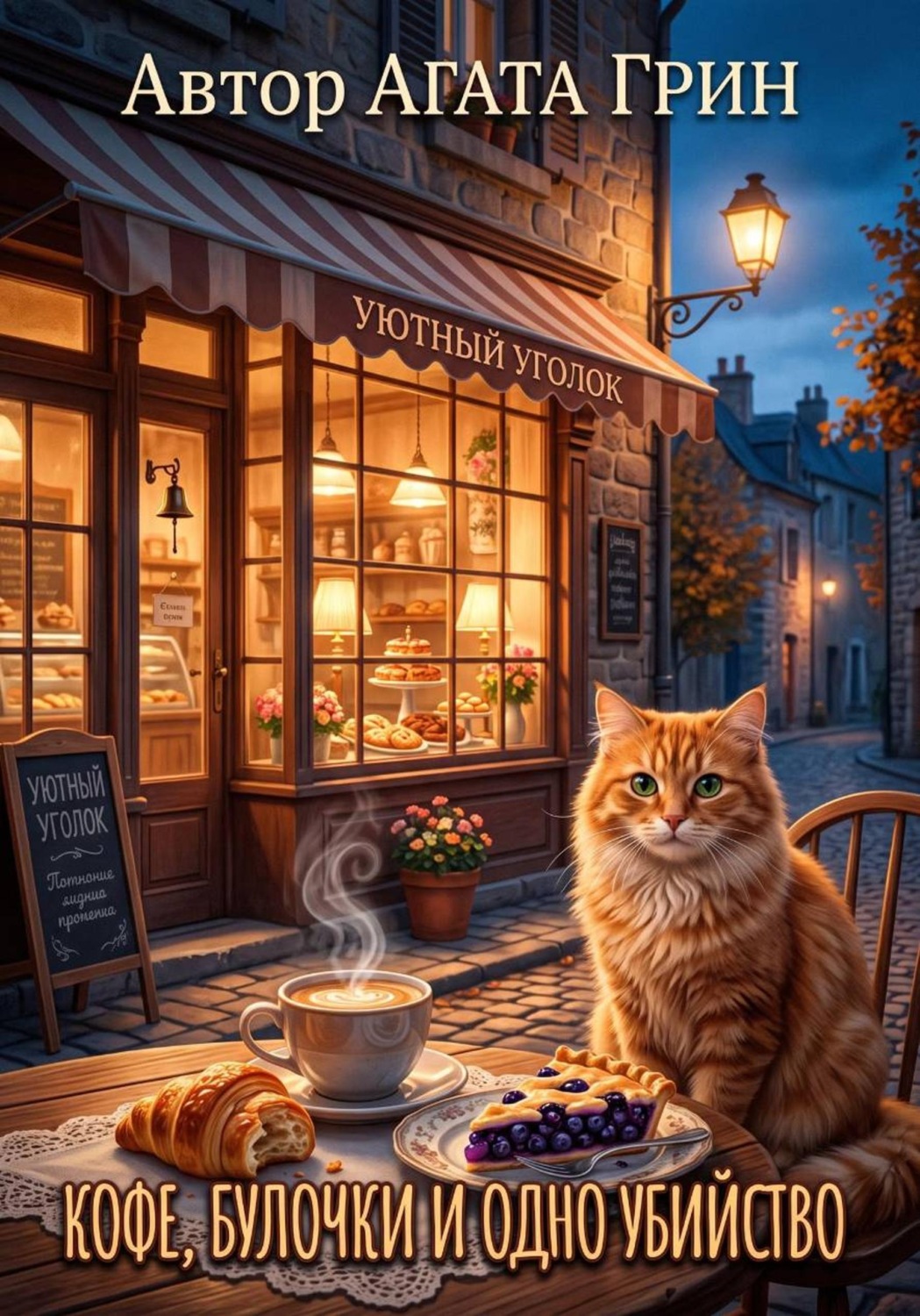 Обложка книги «Кофе, булочки и одно убийство»