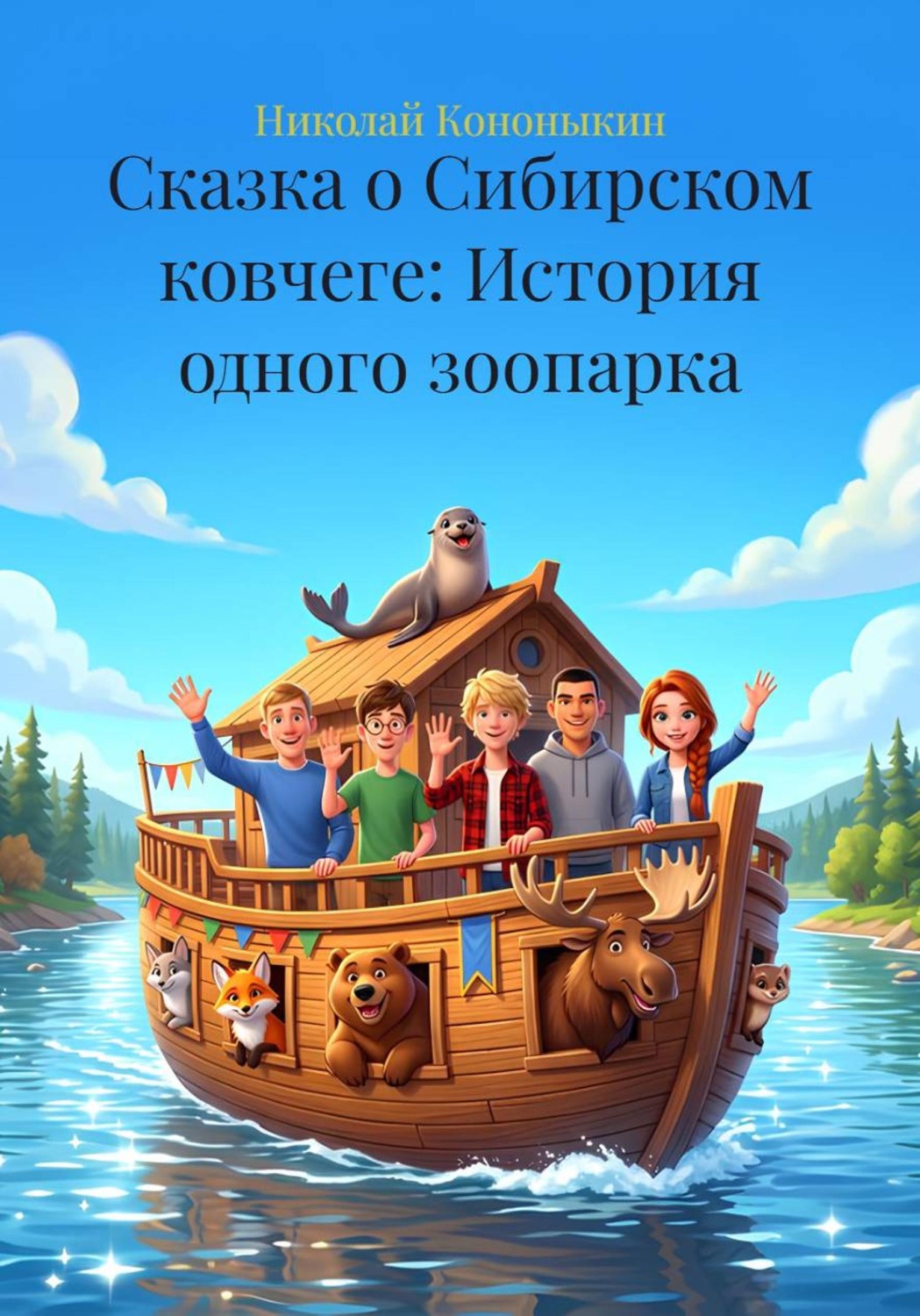 Обложка: Сказка о Сибирском ковчеге: История одного зоопарка
