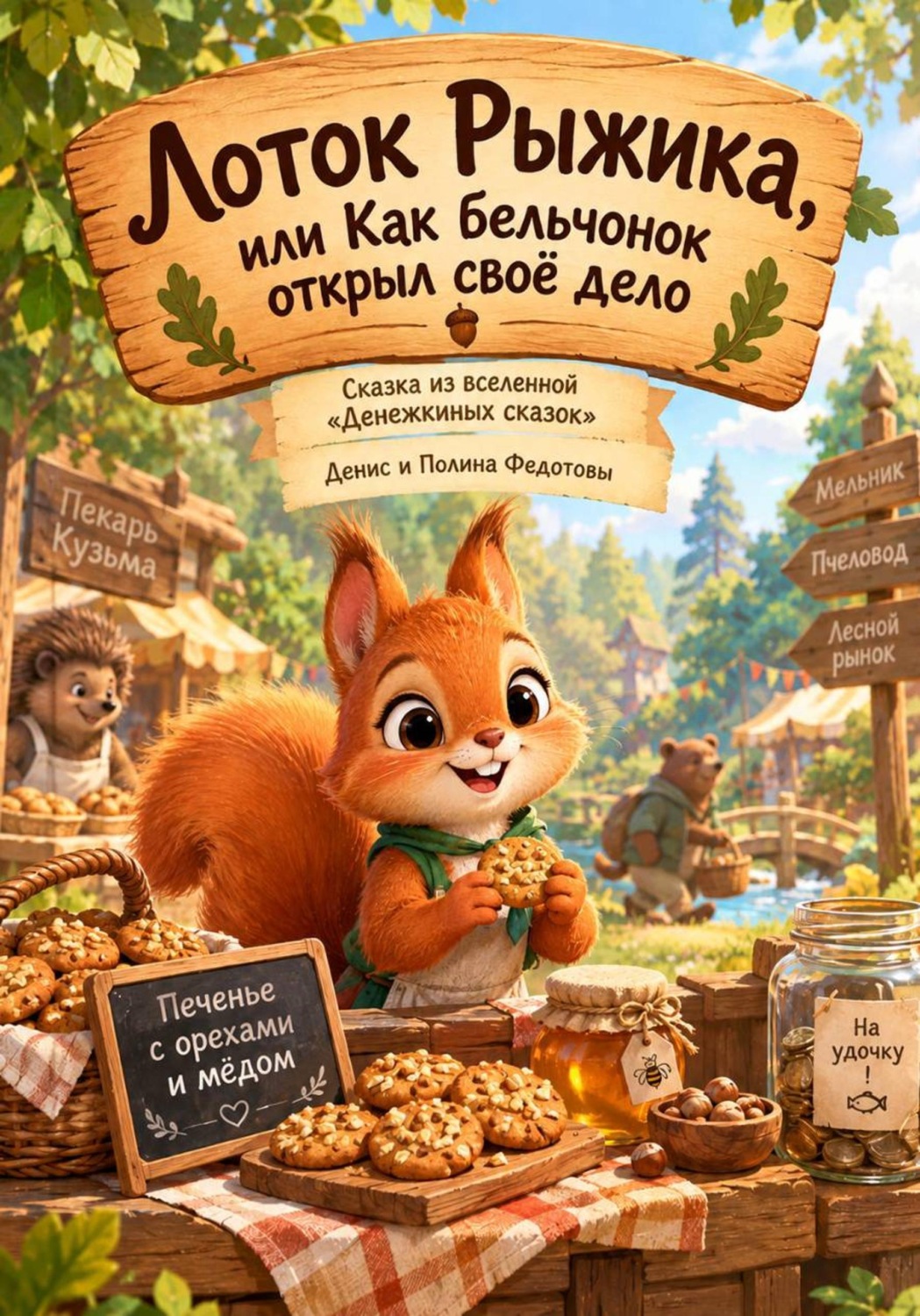 Обложка: Лоток Рыжика, или как бельчонок открыл своё дело