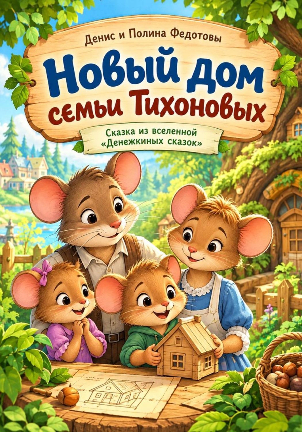 Обложка книги «Новый дом семьи Тихоновых»