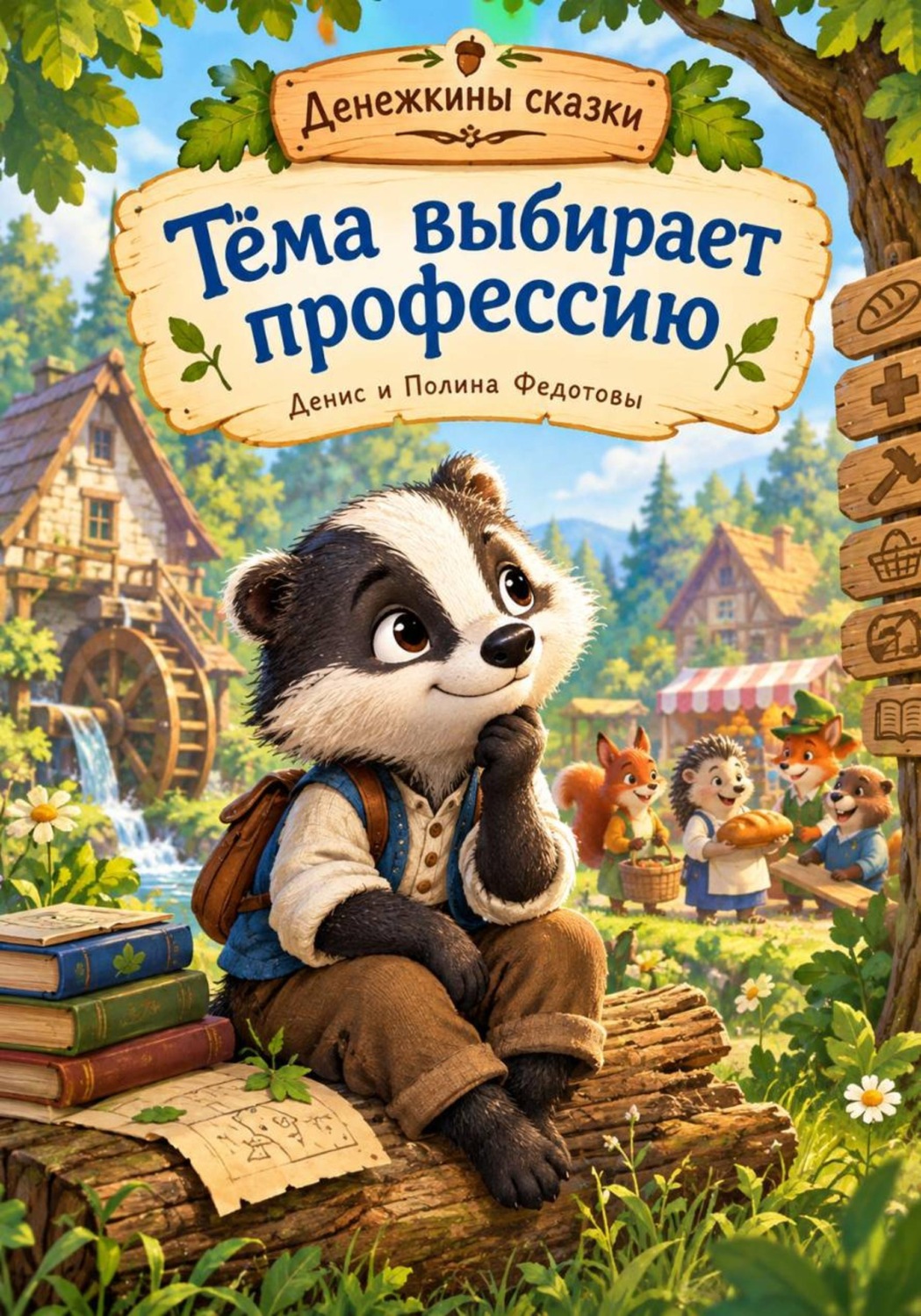 Обложка книги «Тёма выбирает профессию»
