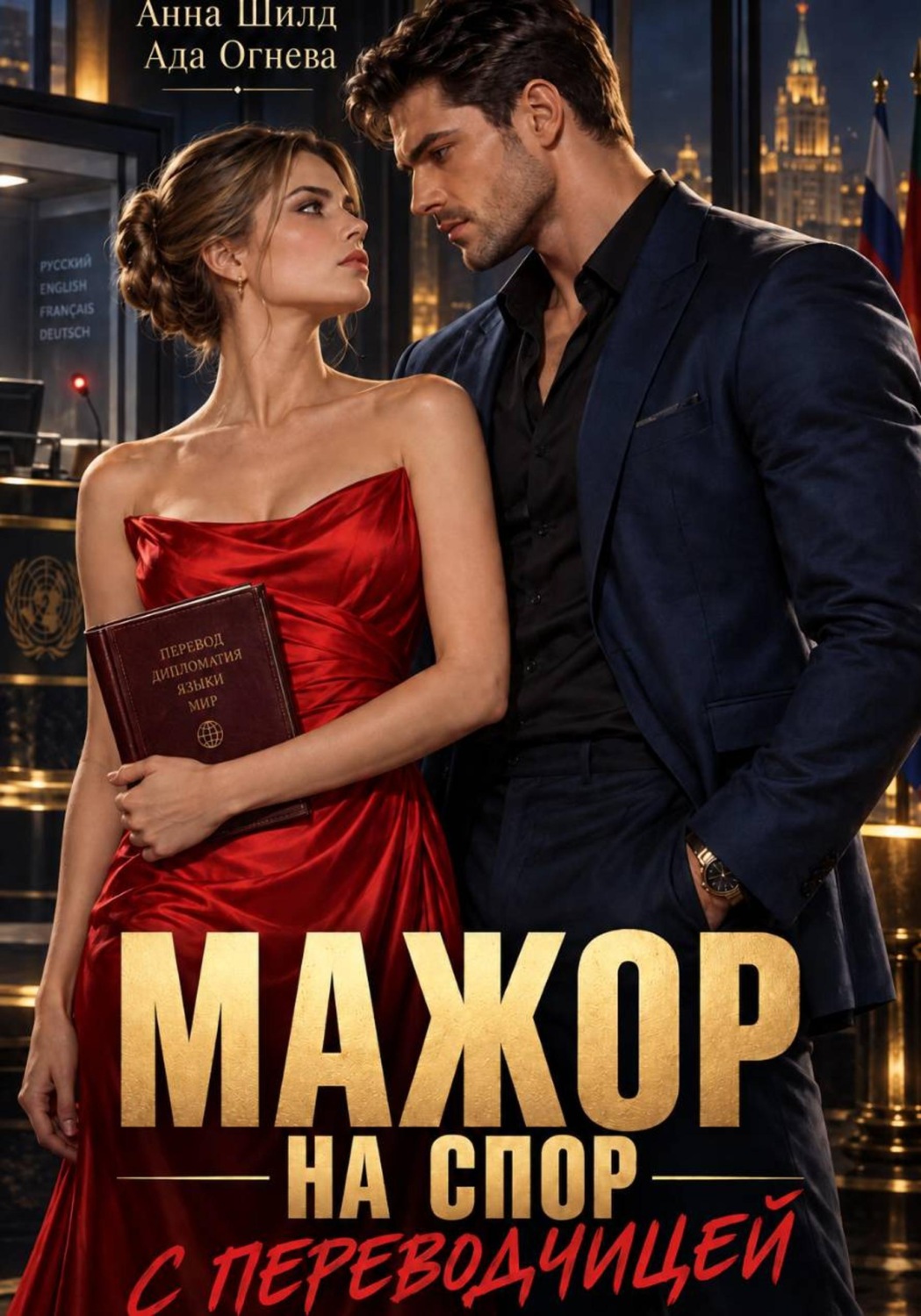 Обложка книги «Мажор на спор с переводчицей»
