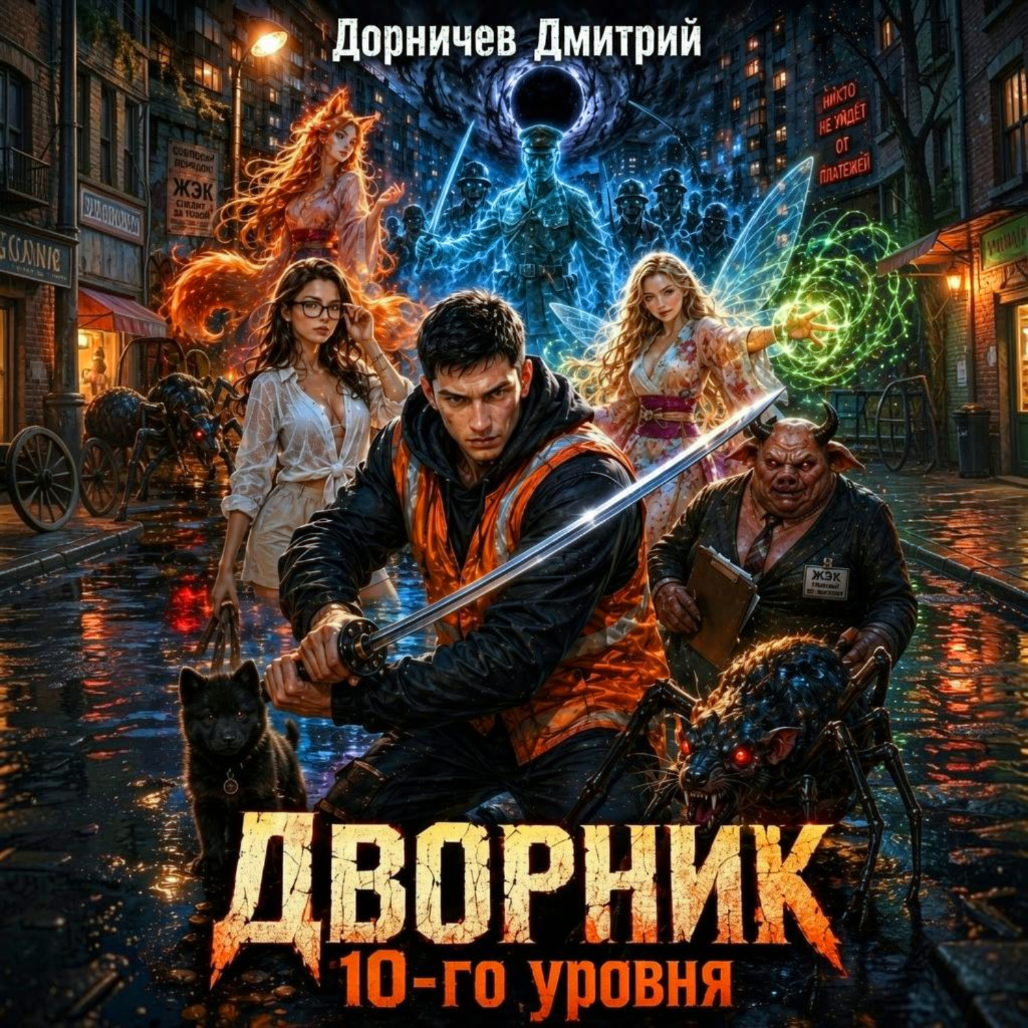 Обложка книги «Дворник 10-го уровня. Том 4»