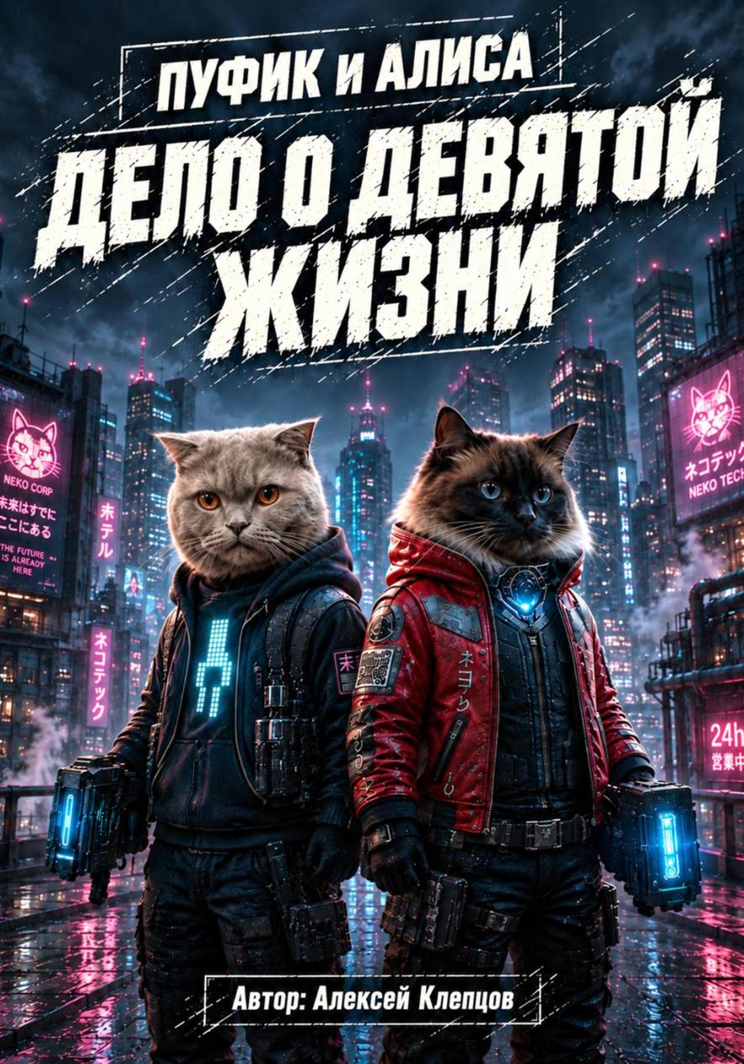 Обложка книги «Пуфик и Алиса. Дело о девятой жизни»